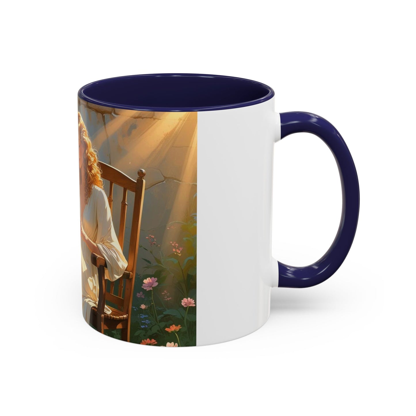 Accent Coffee Mug with Inspirational Design, Cozy Gift for Readers, Perfect for Relaxation, Home Decor, Warm Beverage Lover