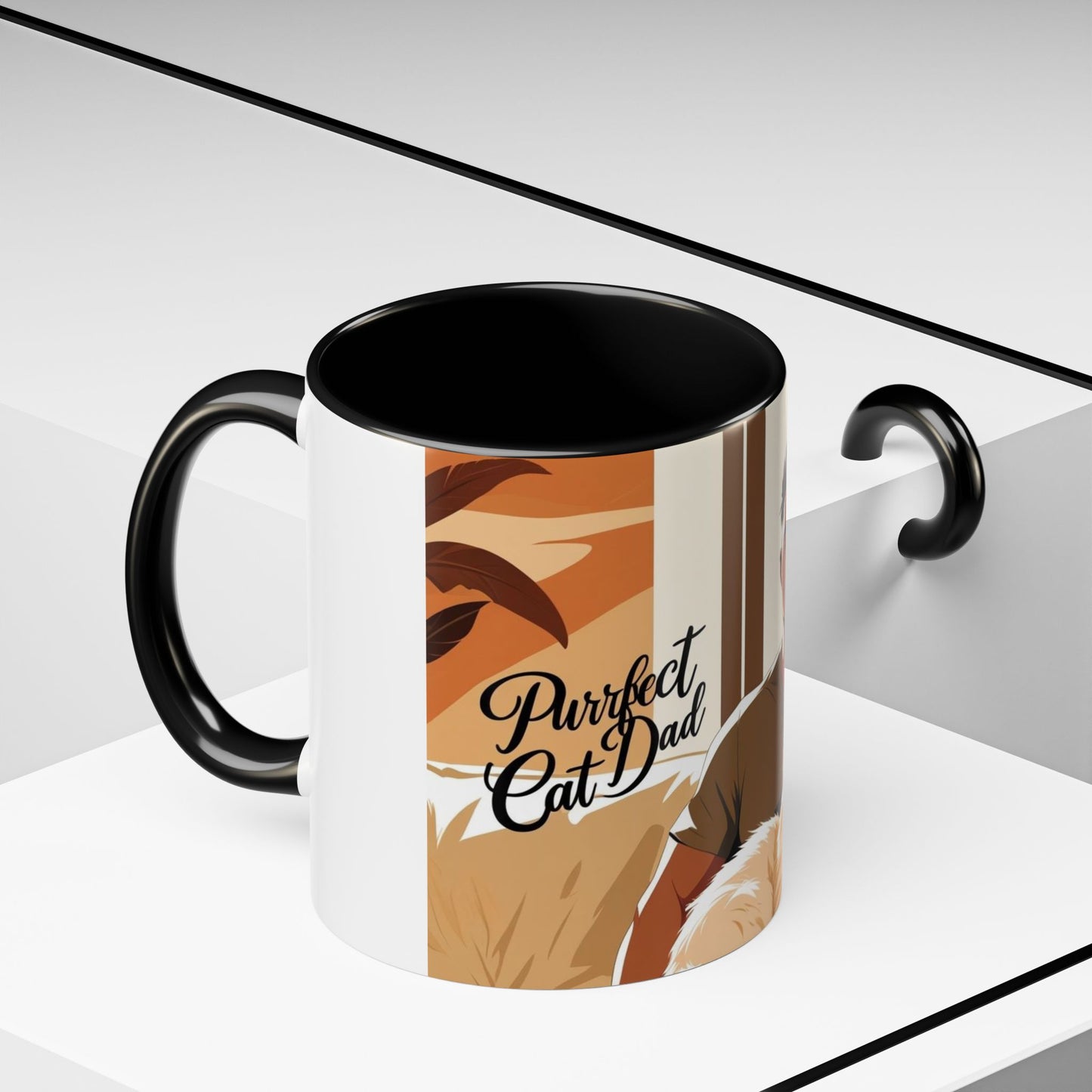 Perfect Dad Coffee Mug | Cat Lover Gift | Fun Mug for Dad | Personalized Drinkware | Fathers Day Gift Idea | Coffee Cup for Cat Dads