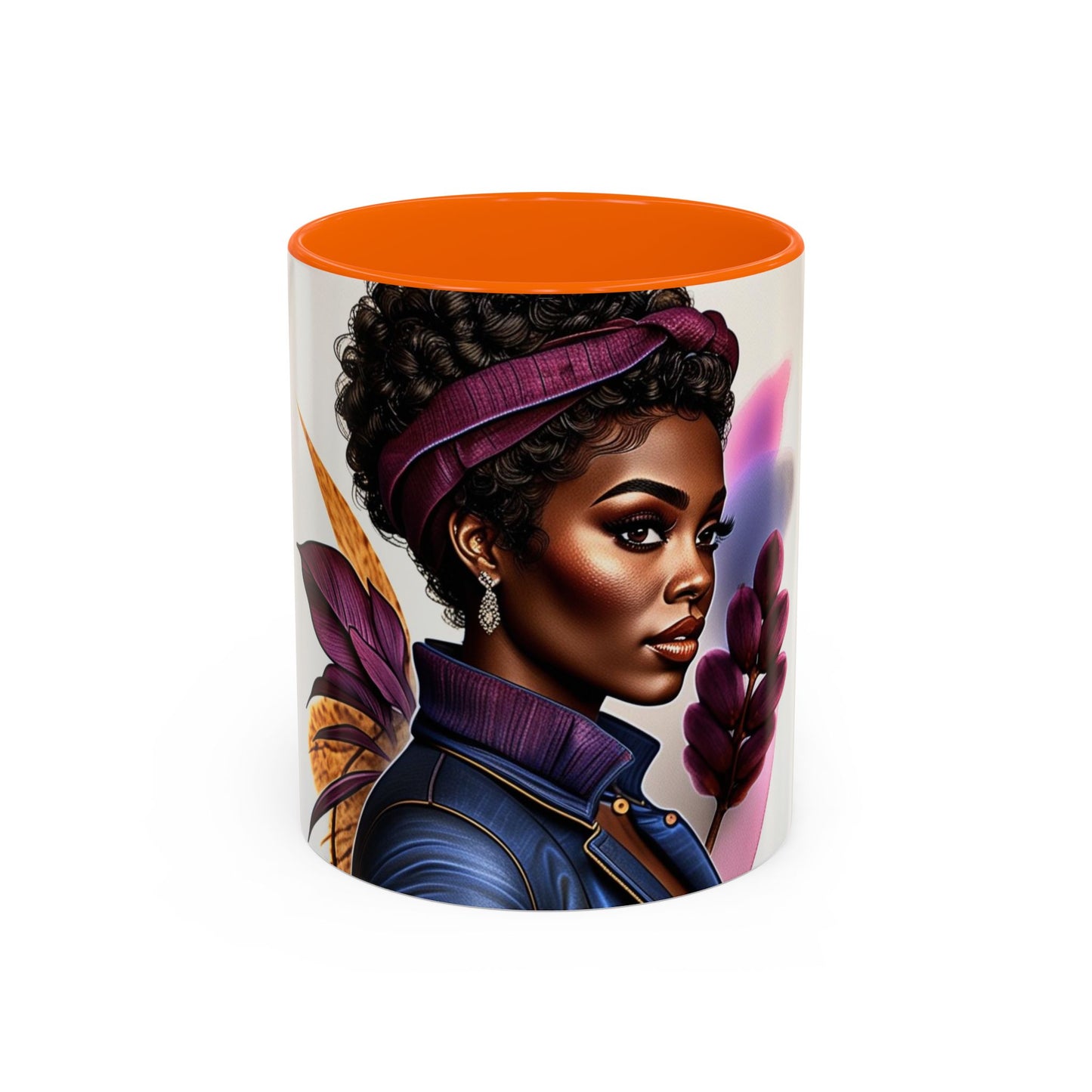 Bold Afrocentric Coffee Mug - Empowering Art for Daily Inspiration, Gift for Her, Doodle Mug, Office Decor, Unique Kitchenware