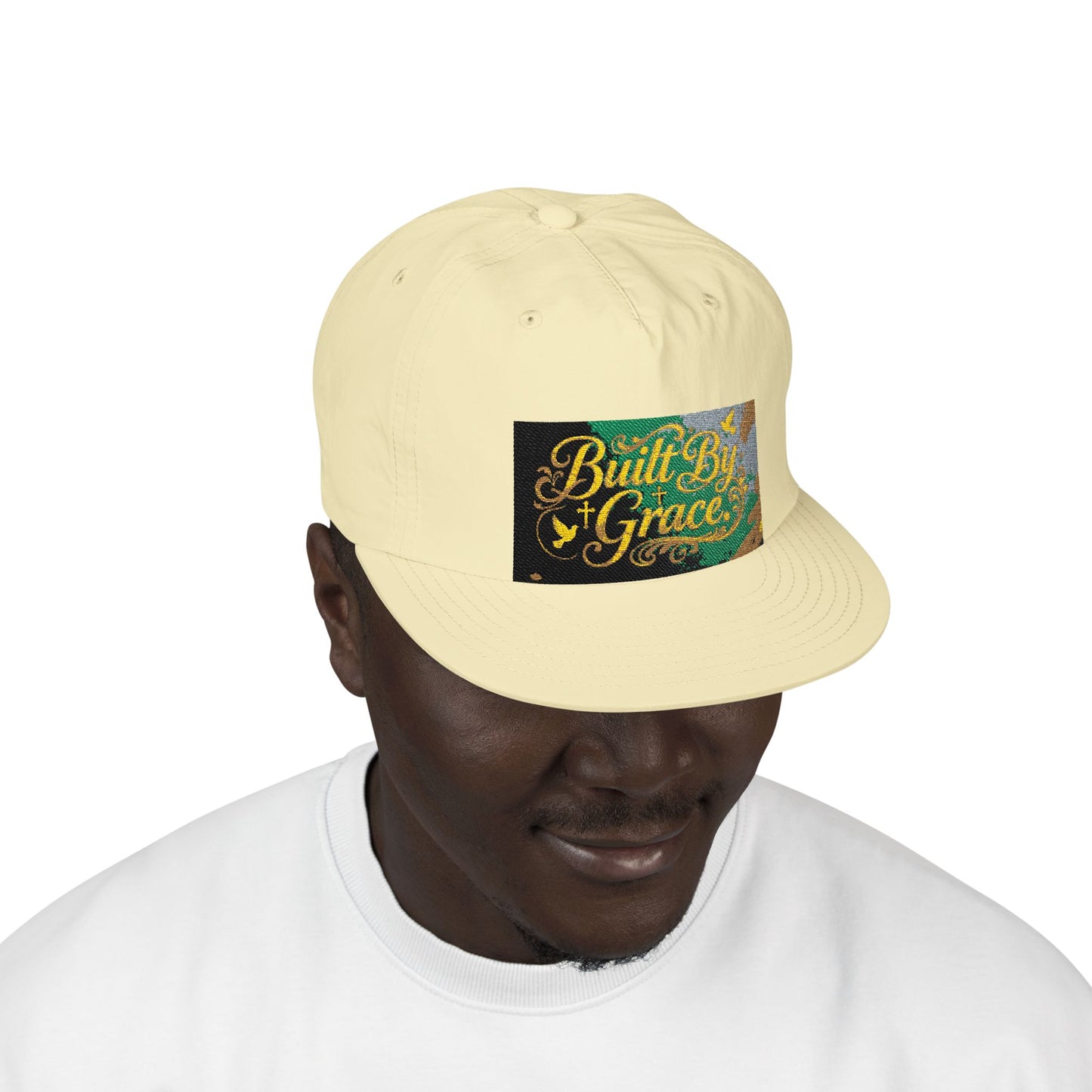 Built By Grace Surf Cap – Sequin Patch Beach Hat