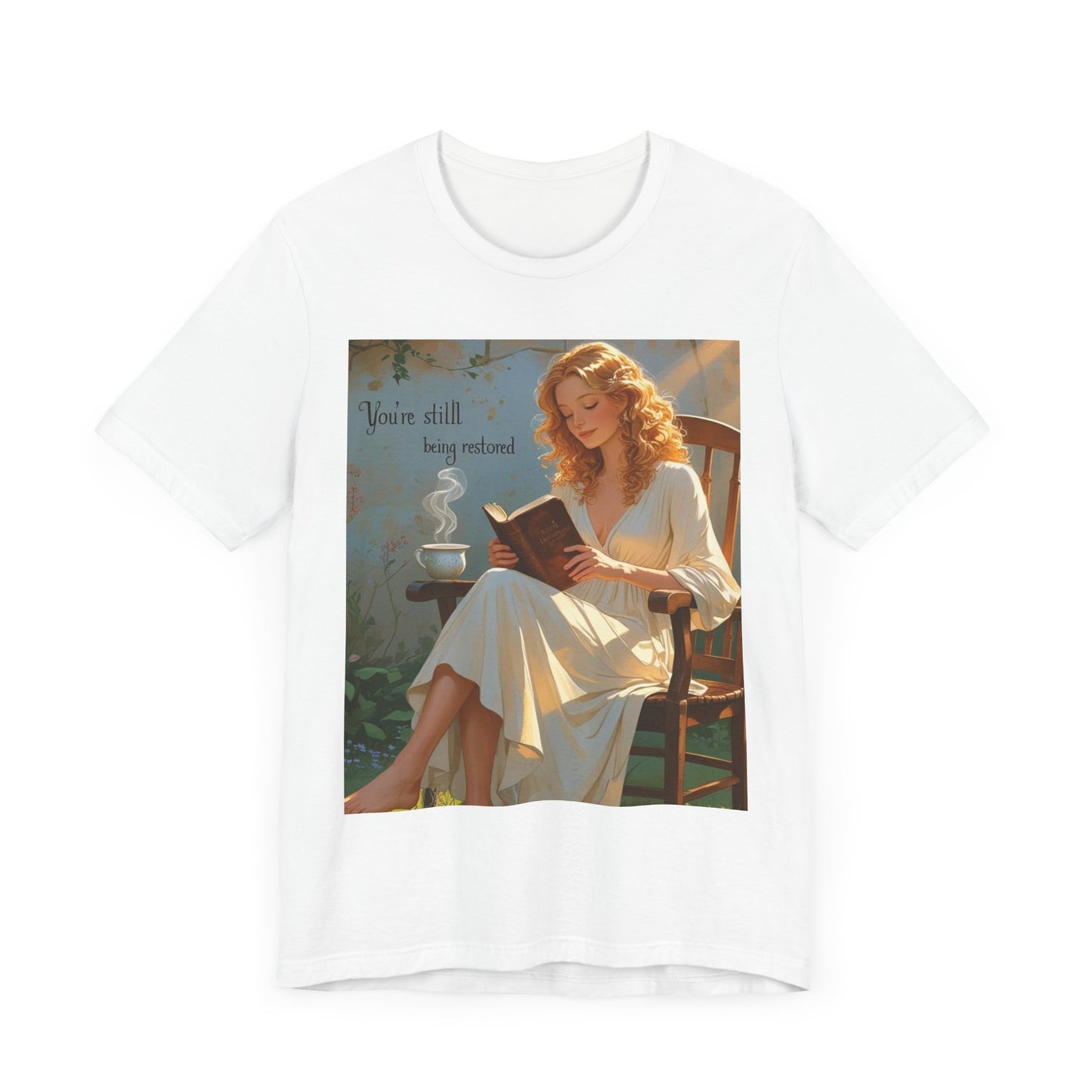 Relaxed Reading Tee - Vintage Aesthetic Tee, Book Lover Gift, Casual Wear, Literary Shirt, Cozy Fashion, women empowerment