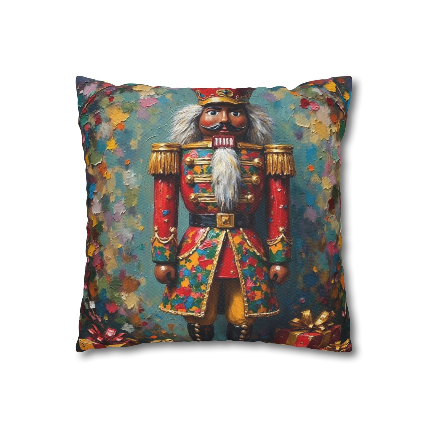 Nutcracker Decorative Pillow, Holiday Home Decor, Christmas Throw Pillow, Festive Cushion, Seasonal Accent Pillow, Gift Idea