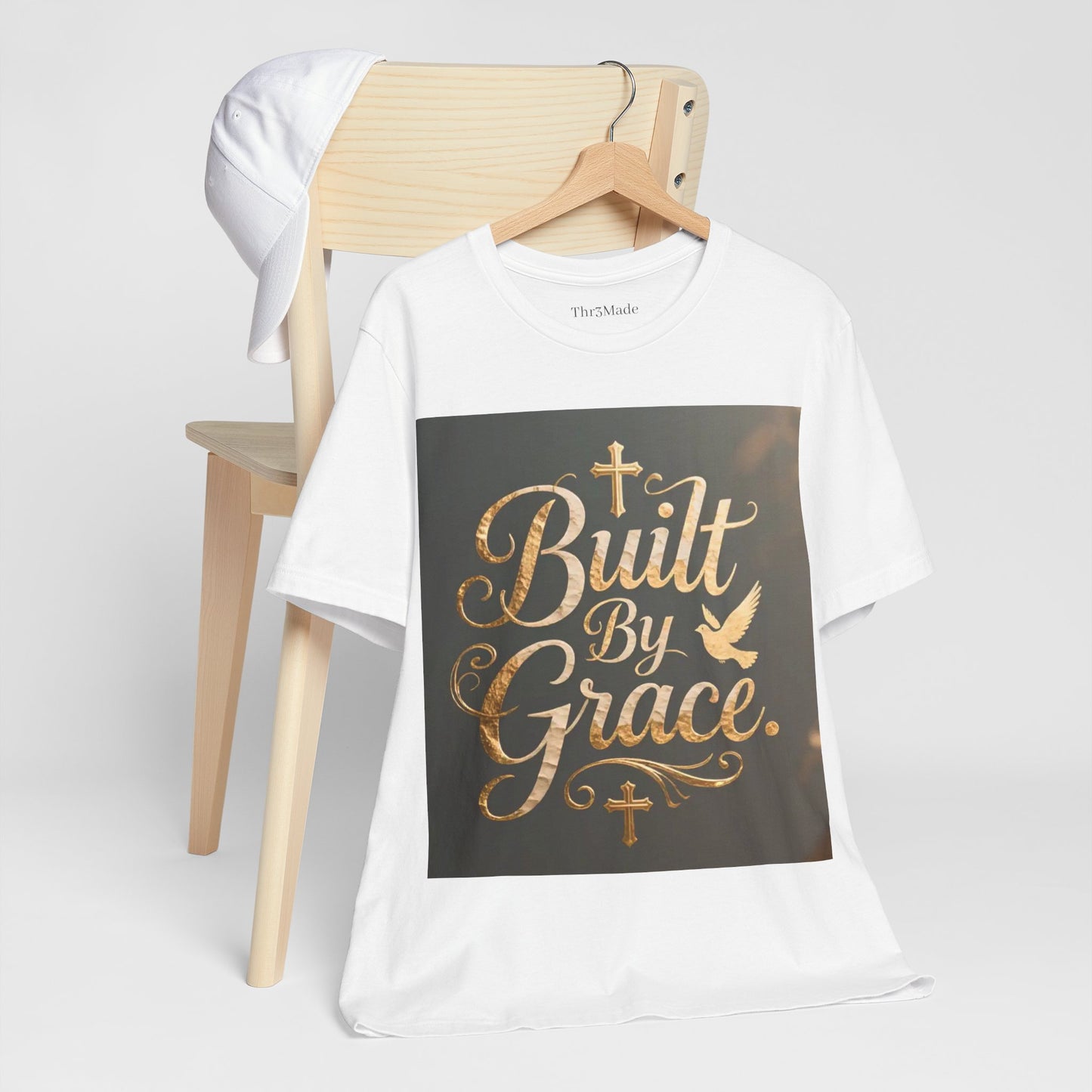 Built By Grace T‑Shirt — Christian Faith Inspirational Tee