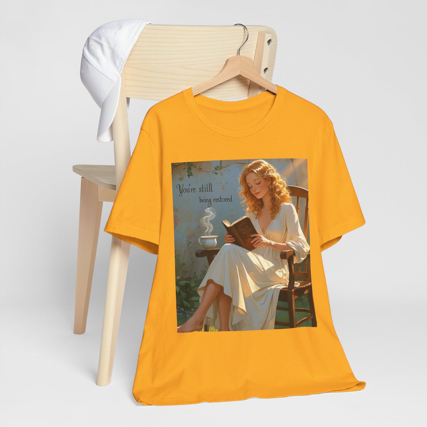 Relaxed Reading Tee - Vintage Aesthetic Tee, Book Lover Gift, Casual Wear, Literary Shirt, Cozy Fashion, women empowerment