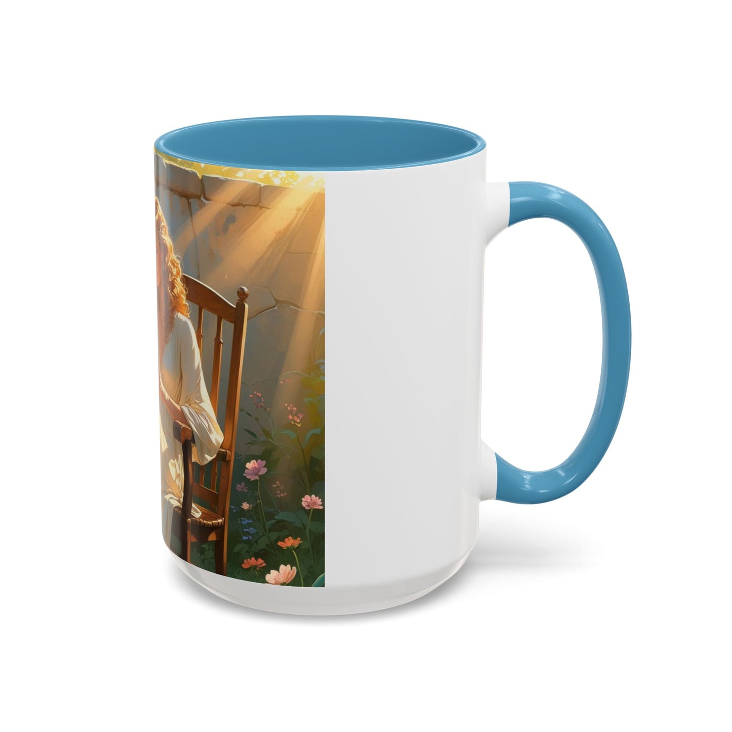 Accent Coffee Mug with Inspirational Design, Cozy Gift for Readers, Perfect for Relaxation, Home Decor, Warm Beverage Lover