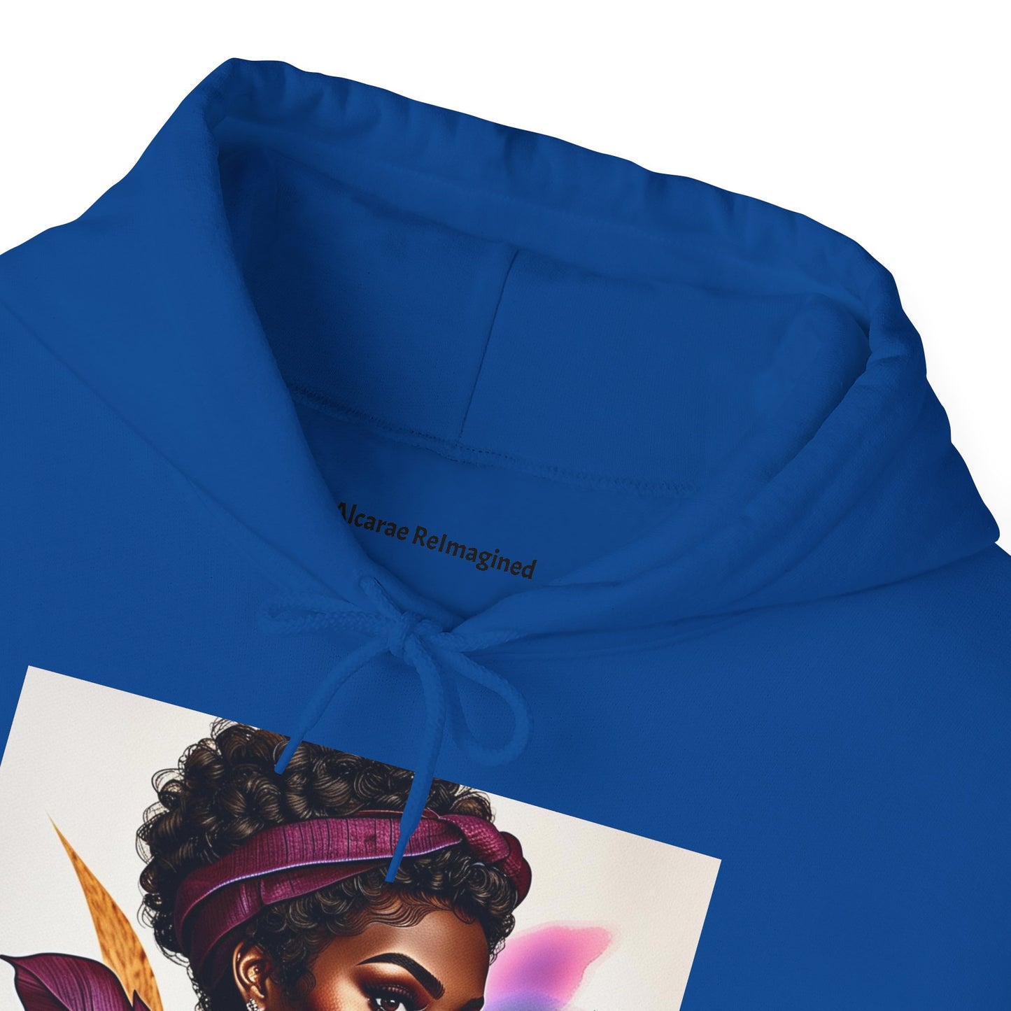 Vibrant Art Hoodie, Unique Sweatshirt, Cozy Women’s Top, Stylish Gift for Her, Black Artist Design
