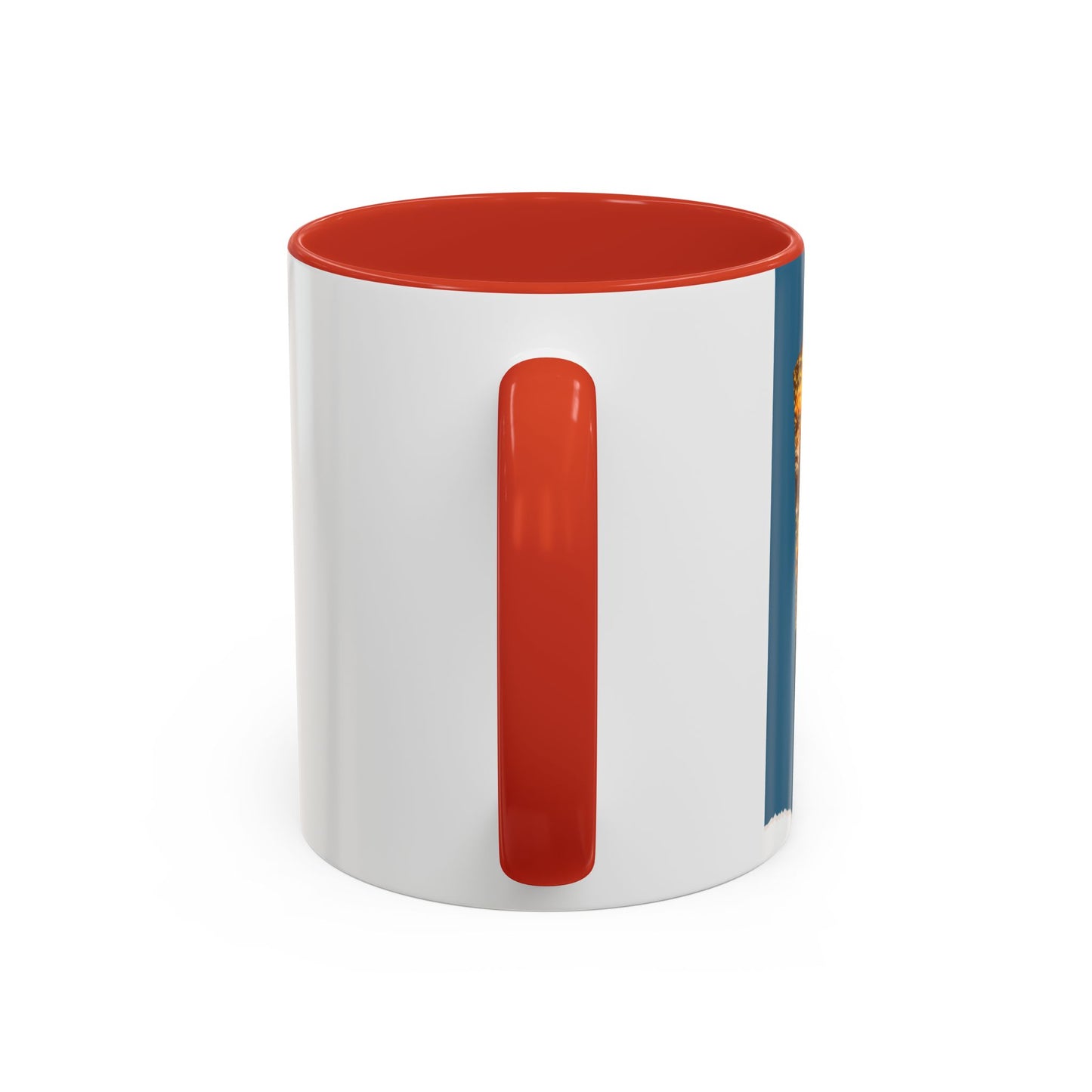 Dad's Love Accent Coffee Mug, Inspirational Dad Mug, Father's Day Gift, Personalized Coffee Cup, Unique Gift for Dad, Family Reminder