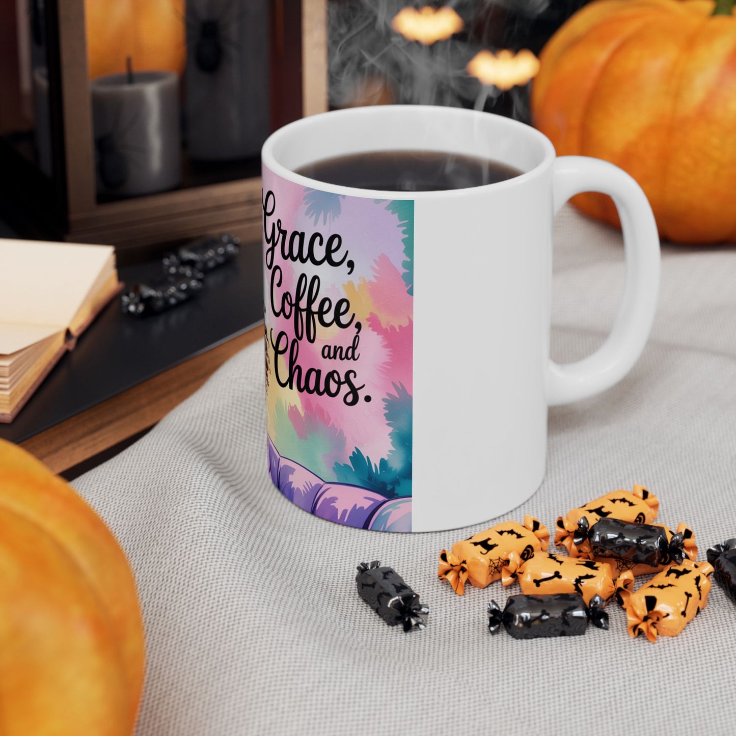 Fueled by Grace and Coffee Ceramic Mug - 11oz & 15oz