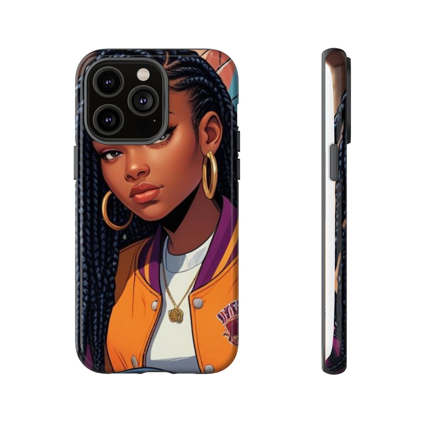 Stylish Phone Case - Urban Vibe, Tough Cases, Unique Artwork, Gifts for Teens, Trendy Accessories, Phone Protection, Girls