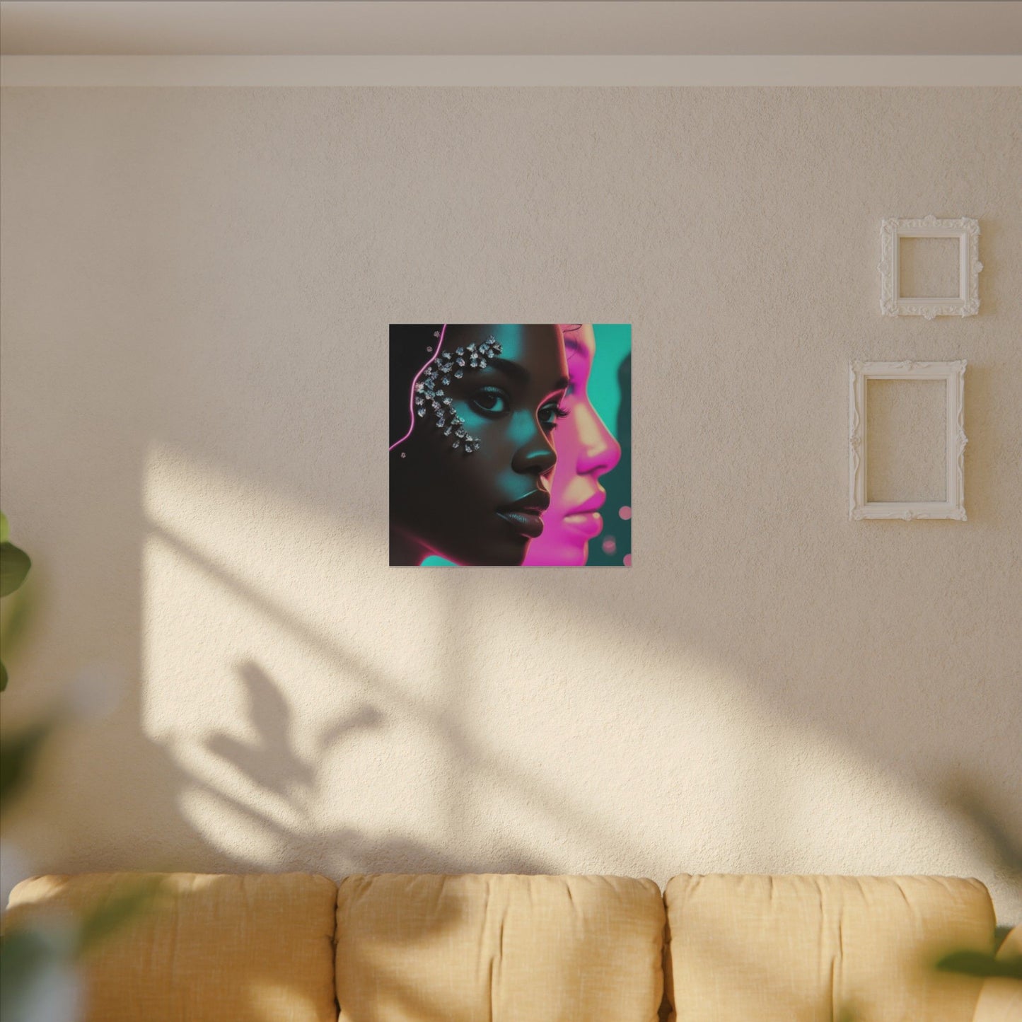 Vibrant Art Canvas Print, Wall Decor, Home Office Art, Unique Gift, Modern Design, Colorful Wall Hanging