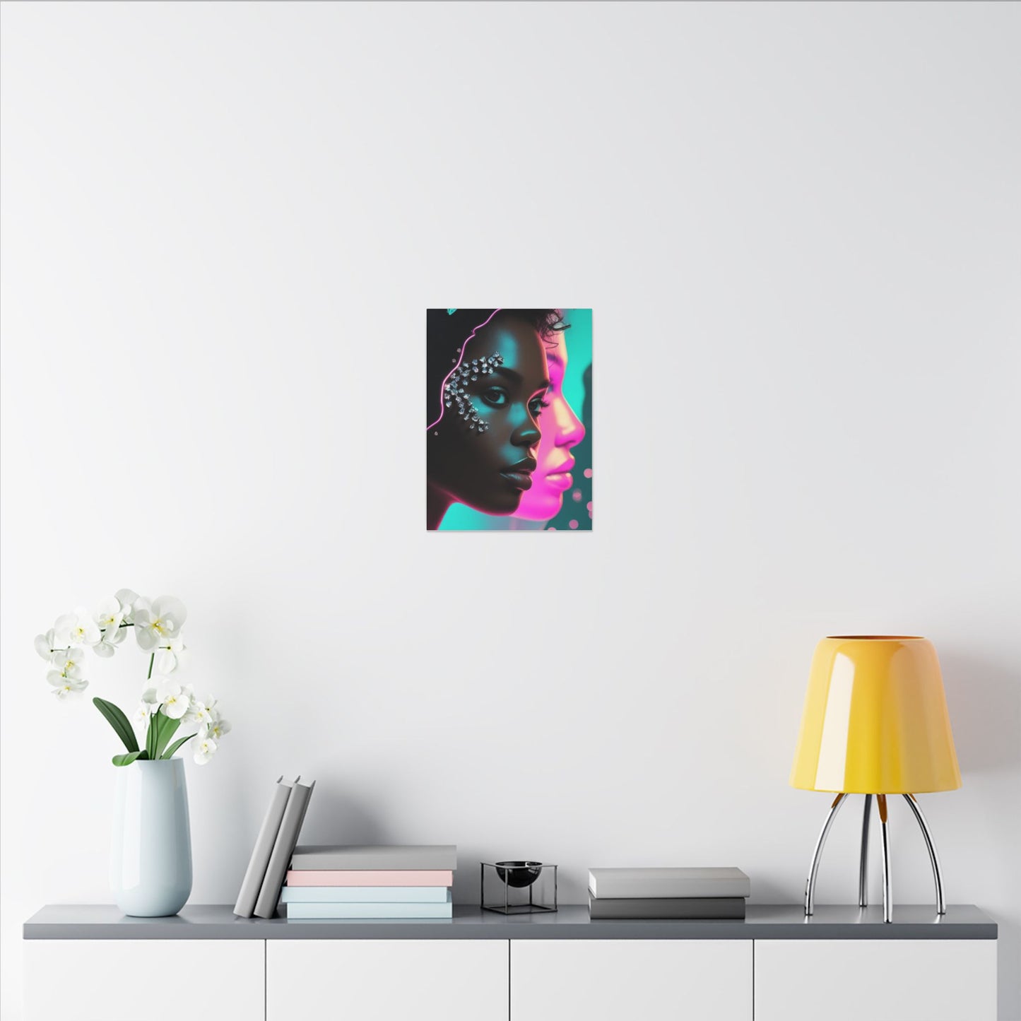 Vibrant Art Canvas Print, Wall Decor, Home Office Art, Unique Gift, Modern Design, Colorful Wall Hanging