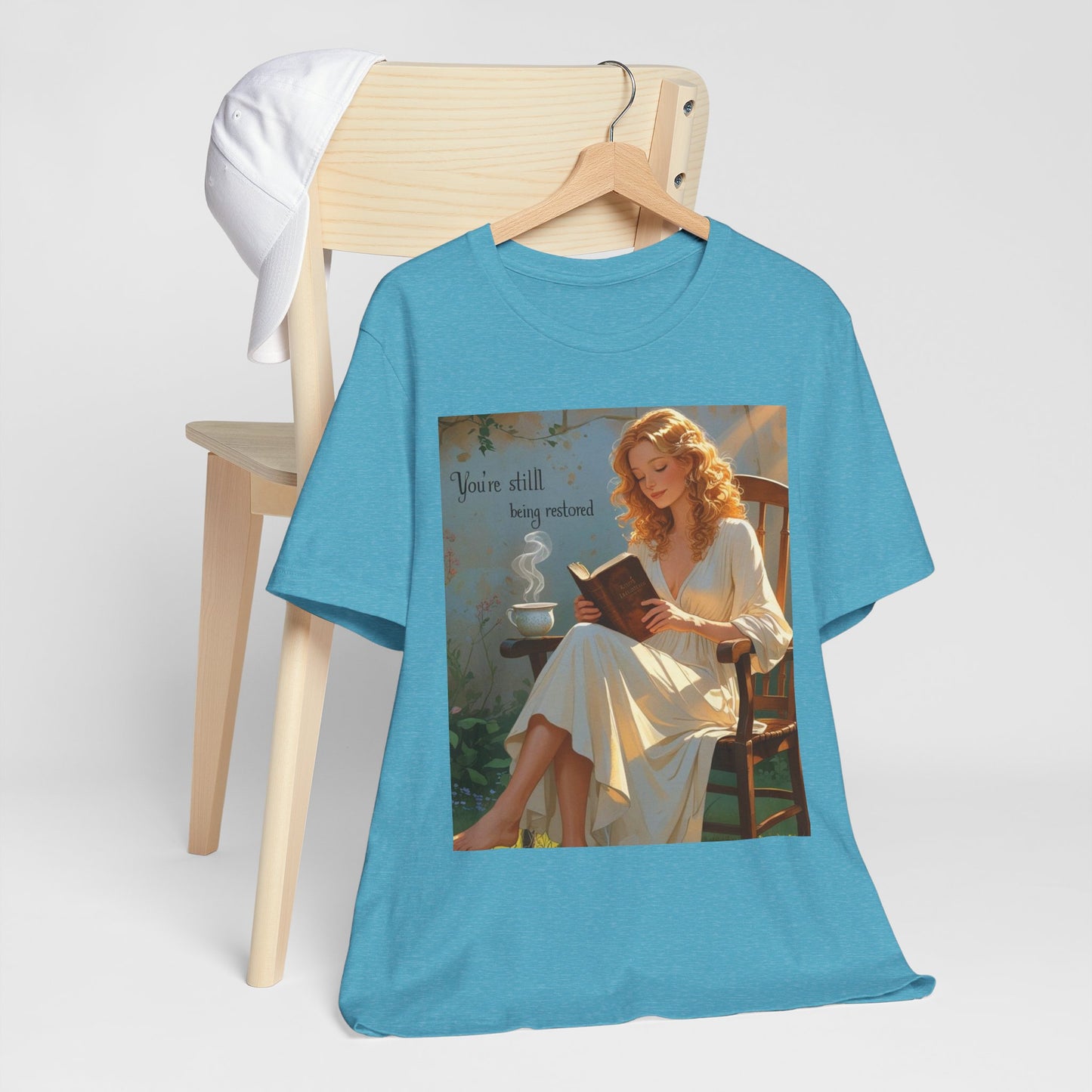 Relaxed Reading Tee - Vintage Aesthetic Tee, Book Lover Gift, Casual Wear, Literary Shirt, Cozy Fashion, women empowerment