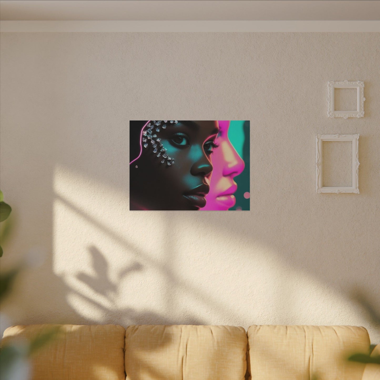 Vibrant Art Canvas Print, Wall Decor, Home Office Art, Unique Gift, Modern Design, Colorful Wall Hanging
