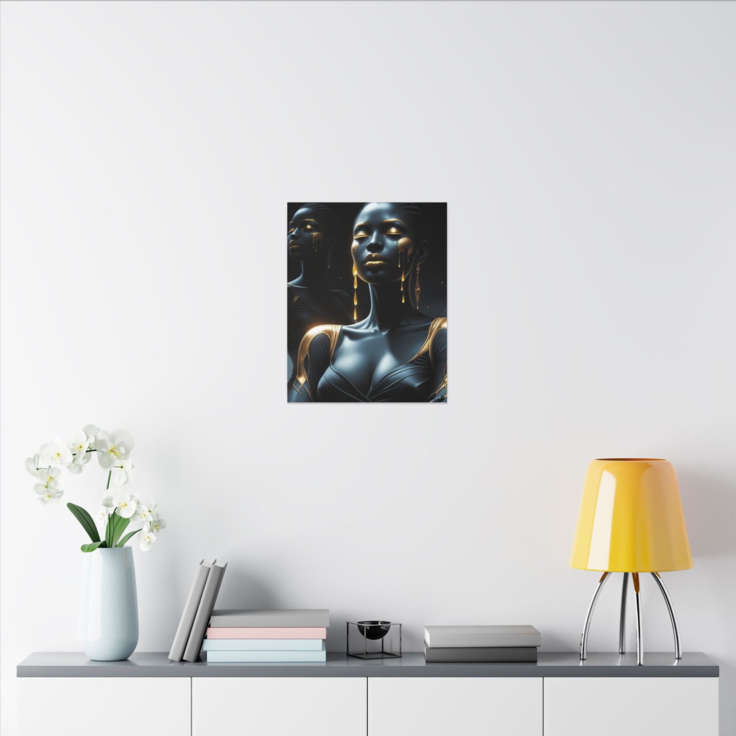 Stretched Canvas Art Print, Vibrant Home Decor, Unique Gift, Modern Wall Art, Artistic Statement Piece, Bohemian Decor