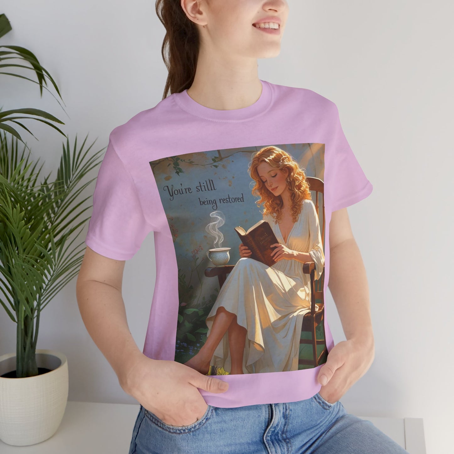 Relaxed Reading Tee - Vintage Aesthetic Tee, Book Lover Gift, Casual Wear, Literary Shirt, Cozy Fashion, women empowerment