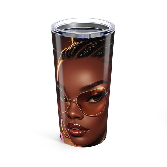 Stylish Tumbler for Confident Souls - Unapologetically Radiant Mug, Travel Cup, Motivational Gift, Unique Drinkware, Sip in Style