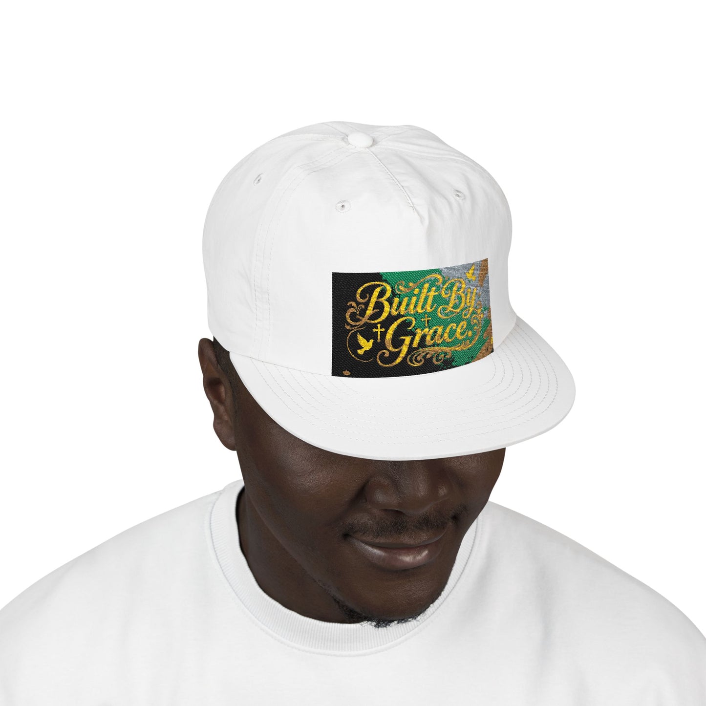 Built By Grace Surf Cap – Sequin Patch Beach Hat