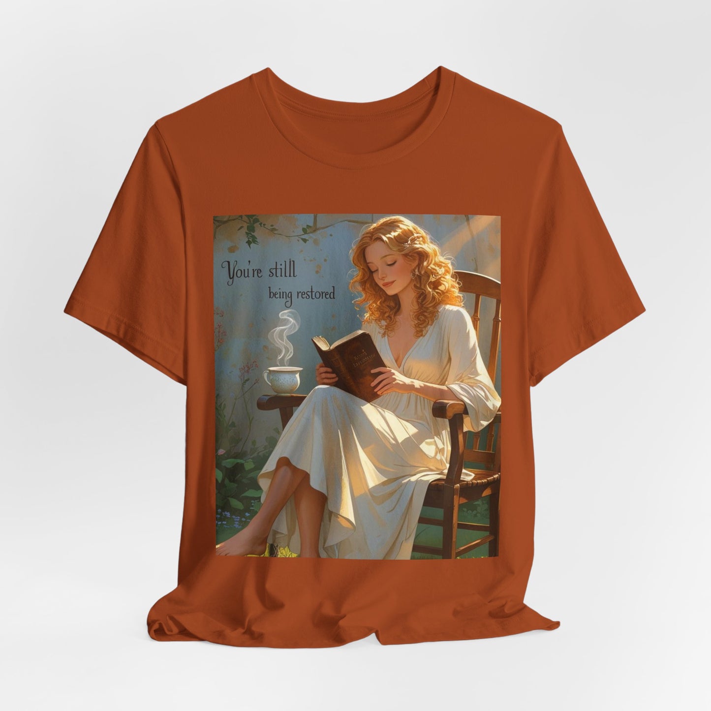 Relaxed Reading Tee - Vintage Aesthetic Tee, Book Lover Gift, Casual Wear, Literary Shirt, Cozy Fashion, women empowerment