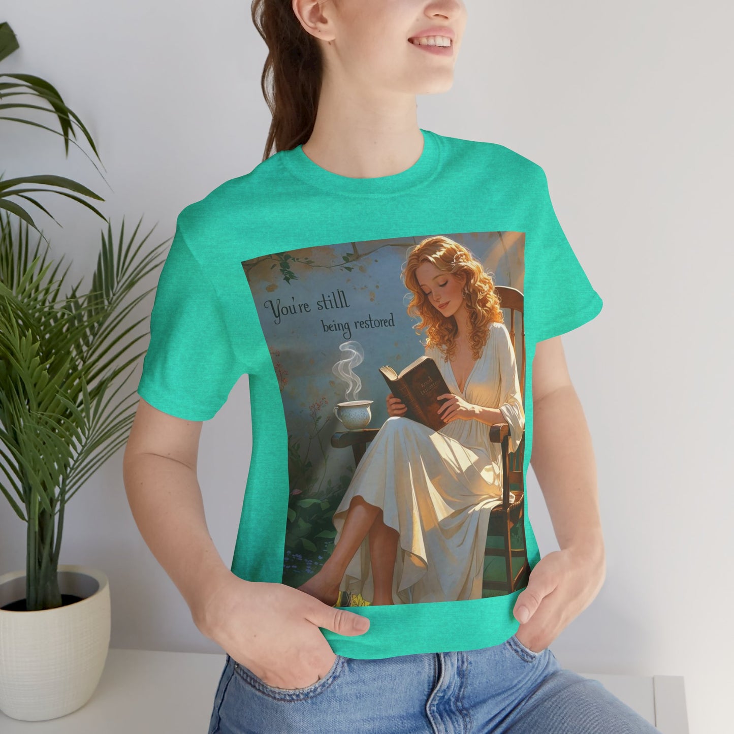 Relaxed Reading Tee - Vintage Aesthetic Tee, Book Lover Gift, Casual Wear, Literary Shirt, Cozy Fashion, women empowerment