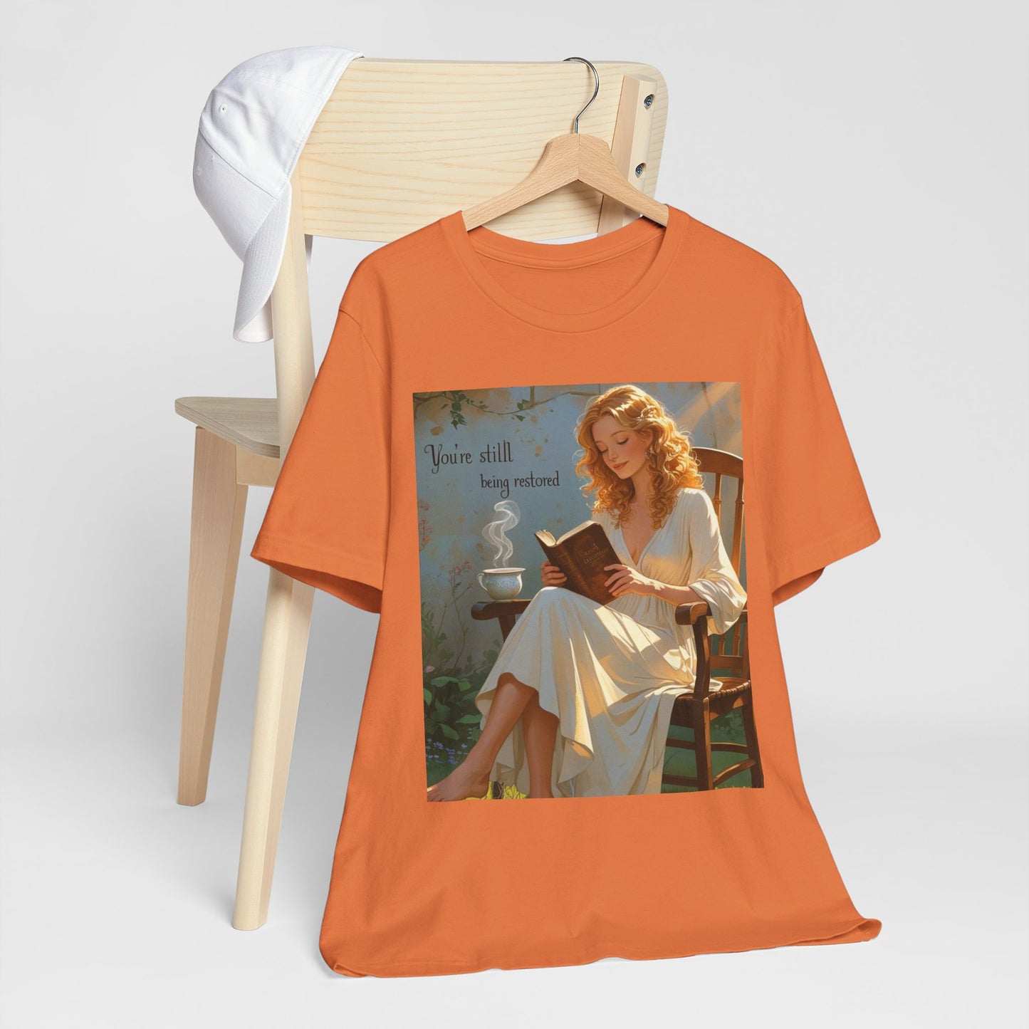 Relaxed Reading Tee - Vintage Aesthetic Tee, Book Lover Gift, Casual Wear, Literary Shirt, Cozy Fashion, women empowerment