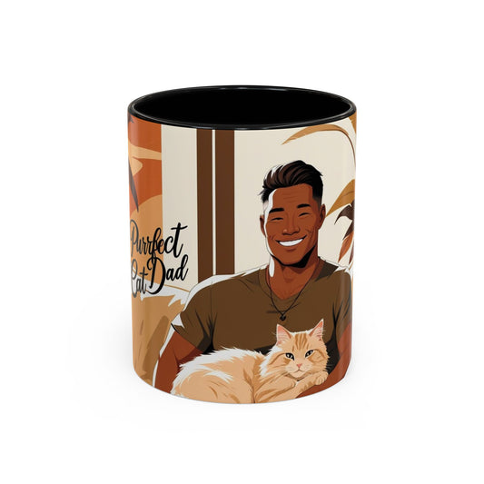 Perfect Dad Coffee Mug | Cat Lover Gift | Fun Mug for Dad | Personalized Drinkware | Fathers Day Gift Idea | Coffee Cup for Cat Dads
