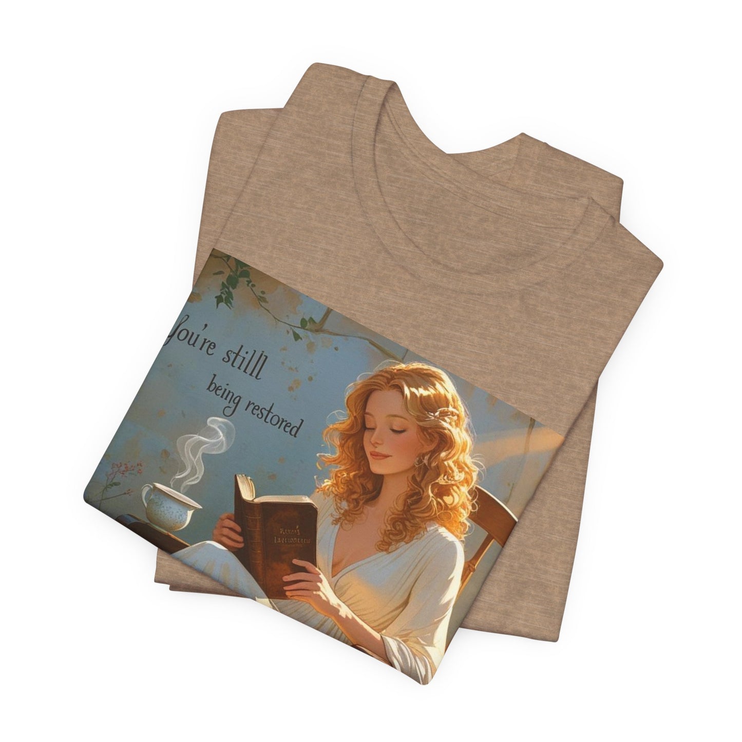 Relaxed Reading Tee - Vintage Aesthetic Tee, Book Lover Gift, Casual Wear, Literary Shirt, Cozy Fashion, women empowerment