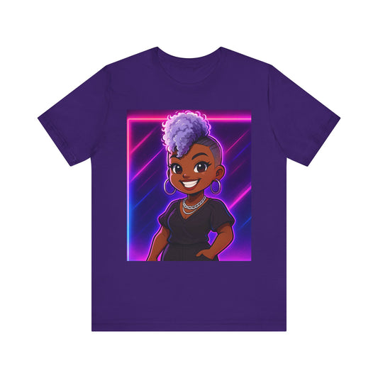 Cartoon Style Unisex Tee - Hand and Heart Crafted Loved Ones Design