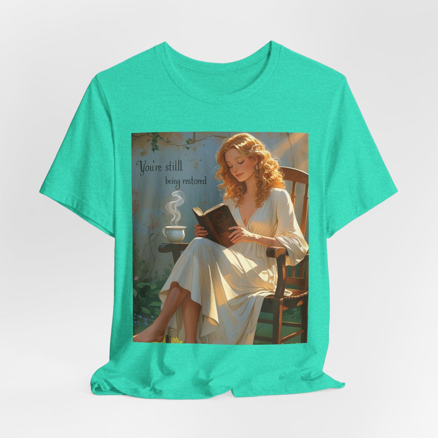 Relaxed Reading Tee - Vintage Aesthetic Tee, Book Lover Gift, Casual Wear, Literary Shirt, Cozy Fashion, women empowerment
