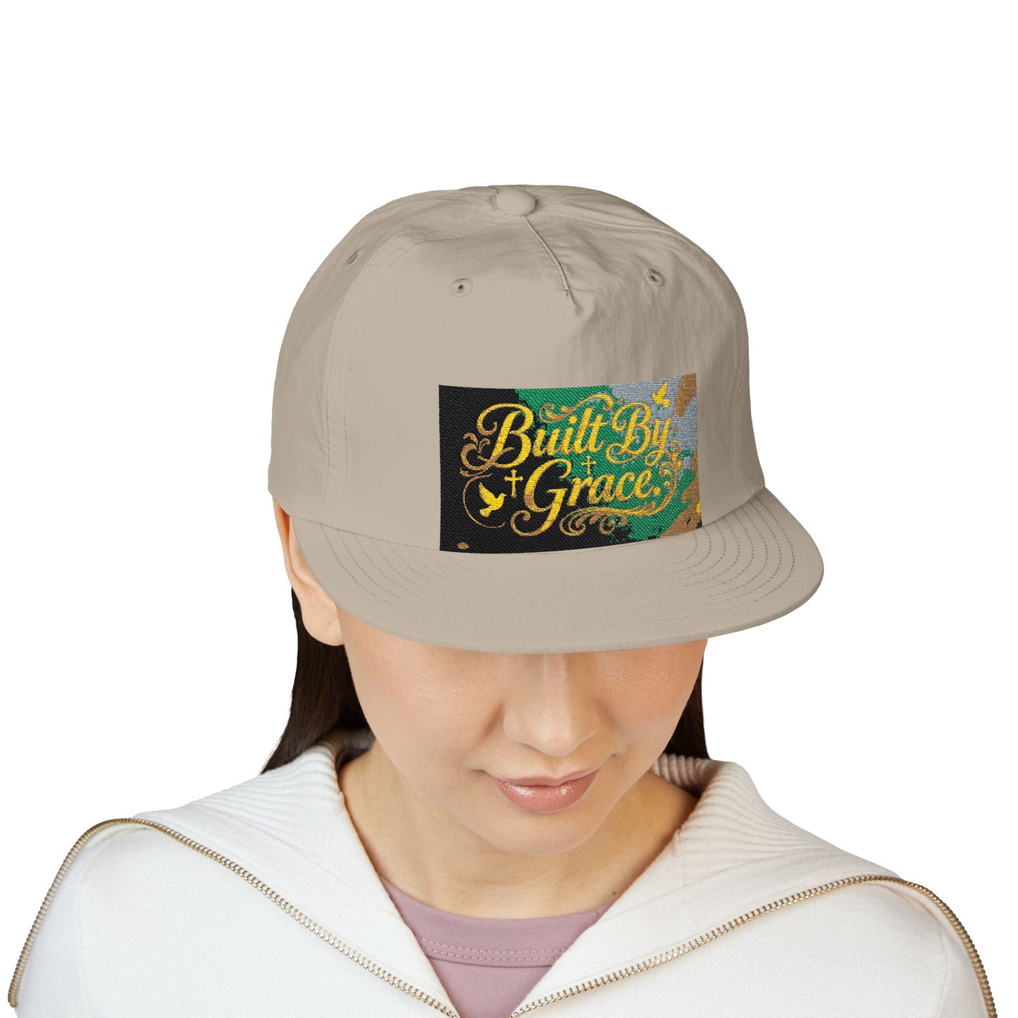 Built By Grace Surf Cap – Sequin Patch Beach Hat