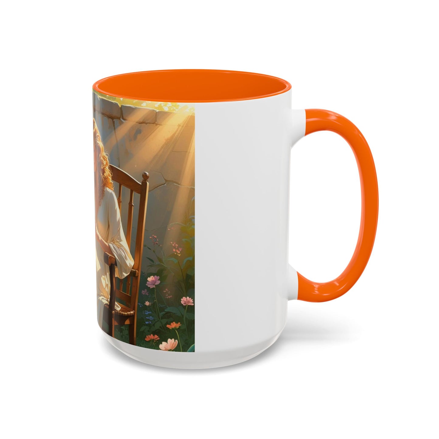 Accent Coffee Mug with Inspirational Design, Cozy Gift for Readers, Perfect for Relaxation, Home Decor, Warm Beverage Lover