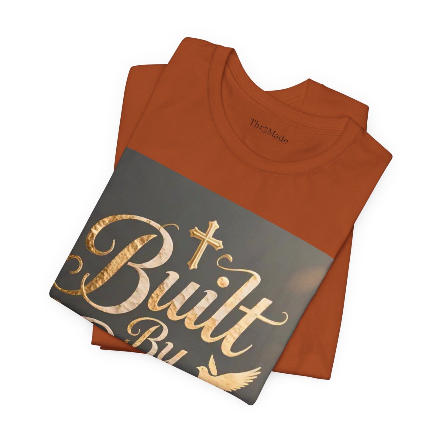 Built By Grace T‑Shirt — Christian Faith Inspirational Tee