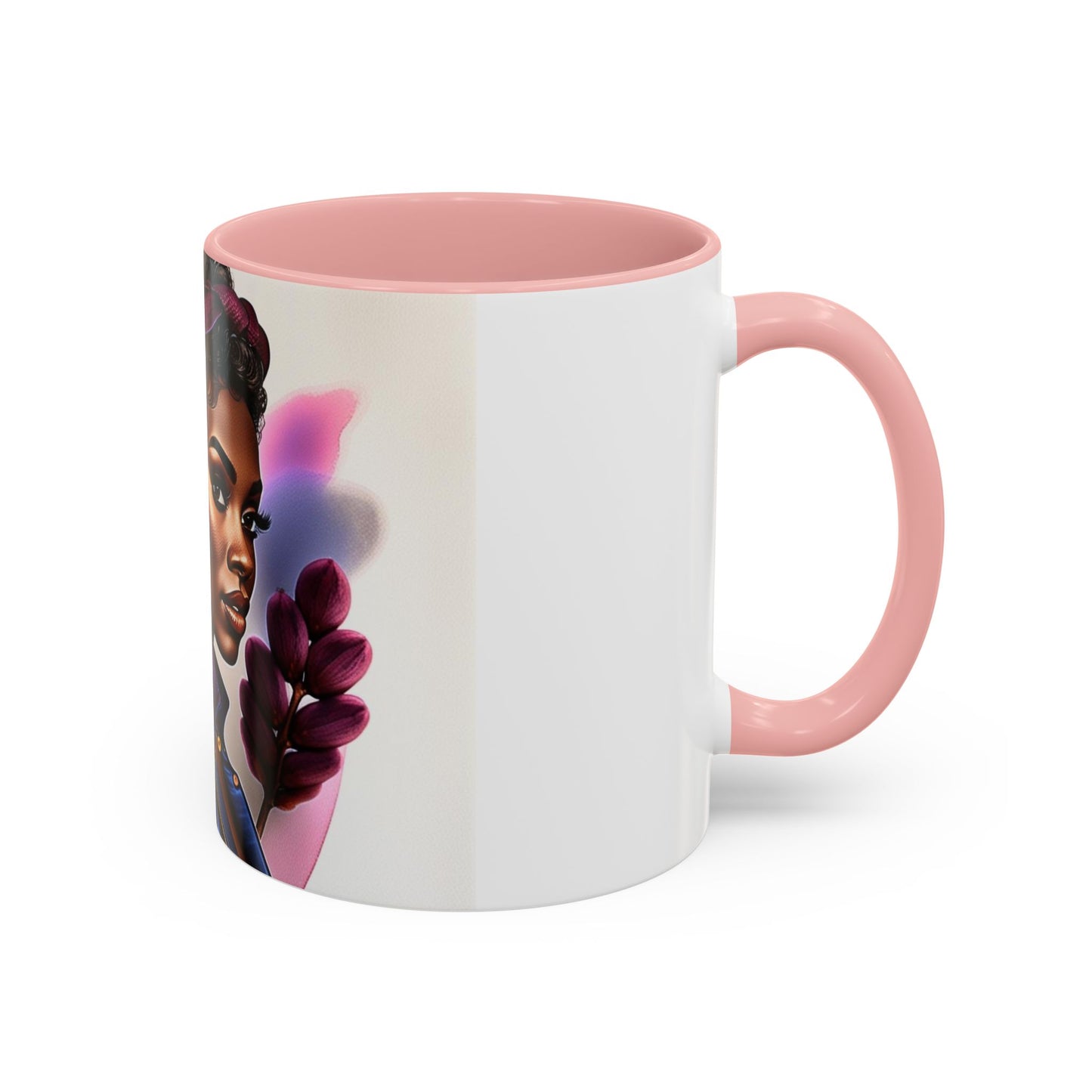 Bold Afrocentric Coffee Mug - Empowering Art for Daily Inspiration, Gift for Her, Doodle Mug, Office Decor, Unique Kitchenware