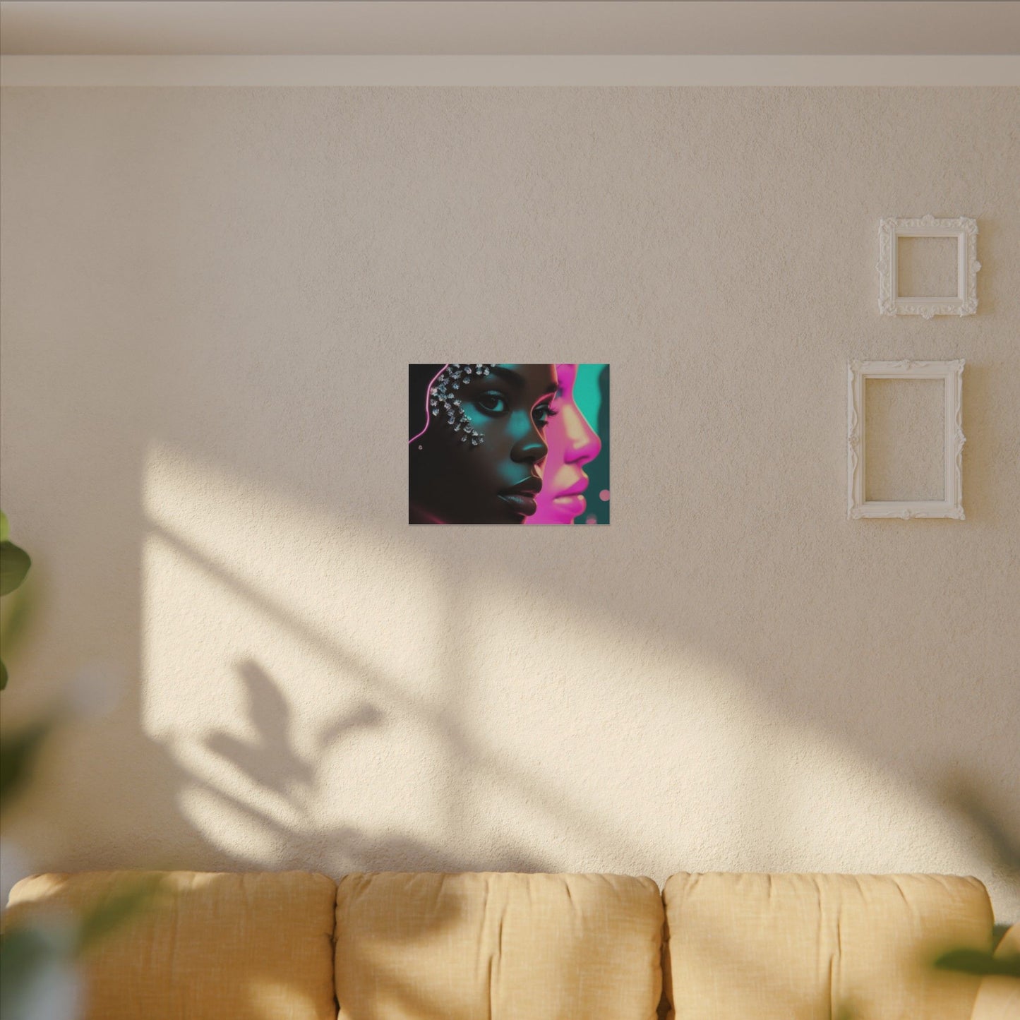 Vibrant Art Canvas Print, Wall Decor, Home Office Art, Unique Gift, Modern Design, Colorful Wall Hanging