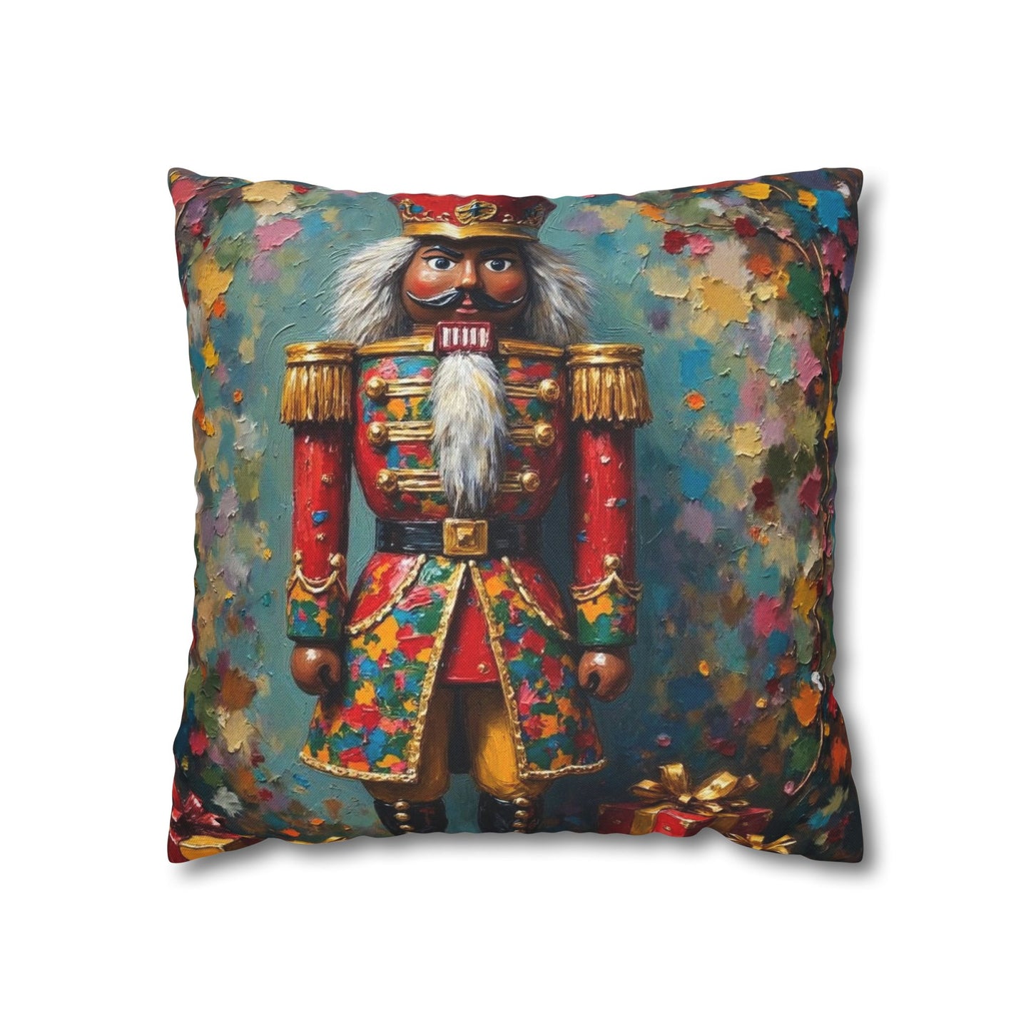 Nutcracker Decorative Pillow, Holiday Home Decor, Christmas Throw Pillow, Festive Cushion, Seasonal Accent Pillow, Gift Idea