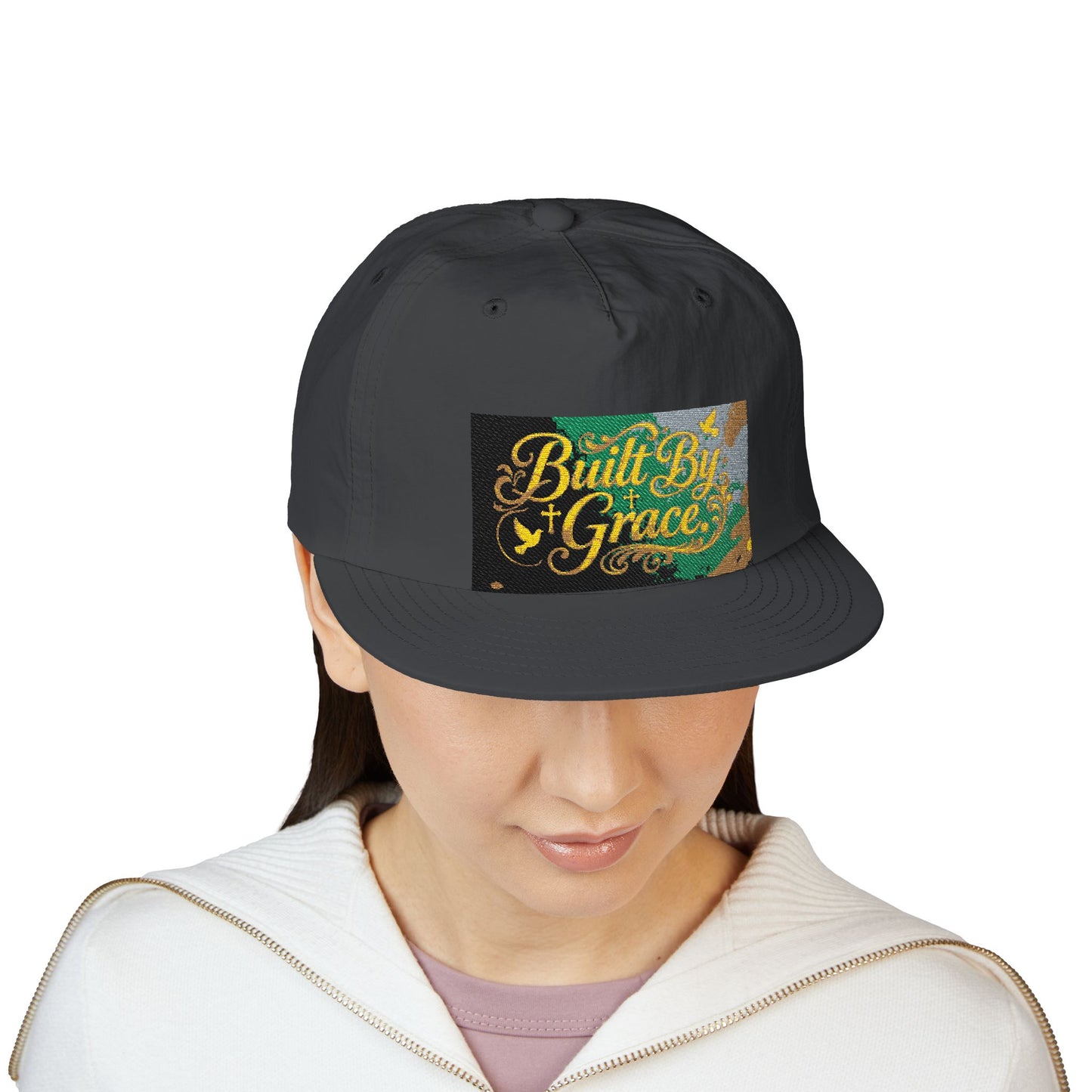 Built By Grace Surf Cap – Sequin Patch Beach Hat