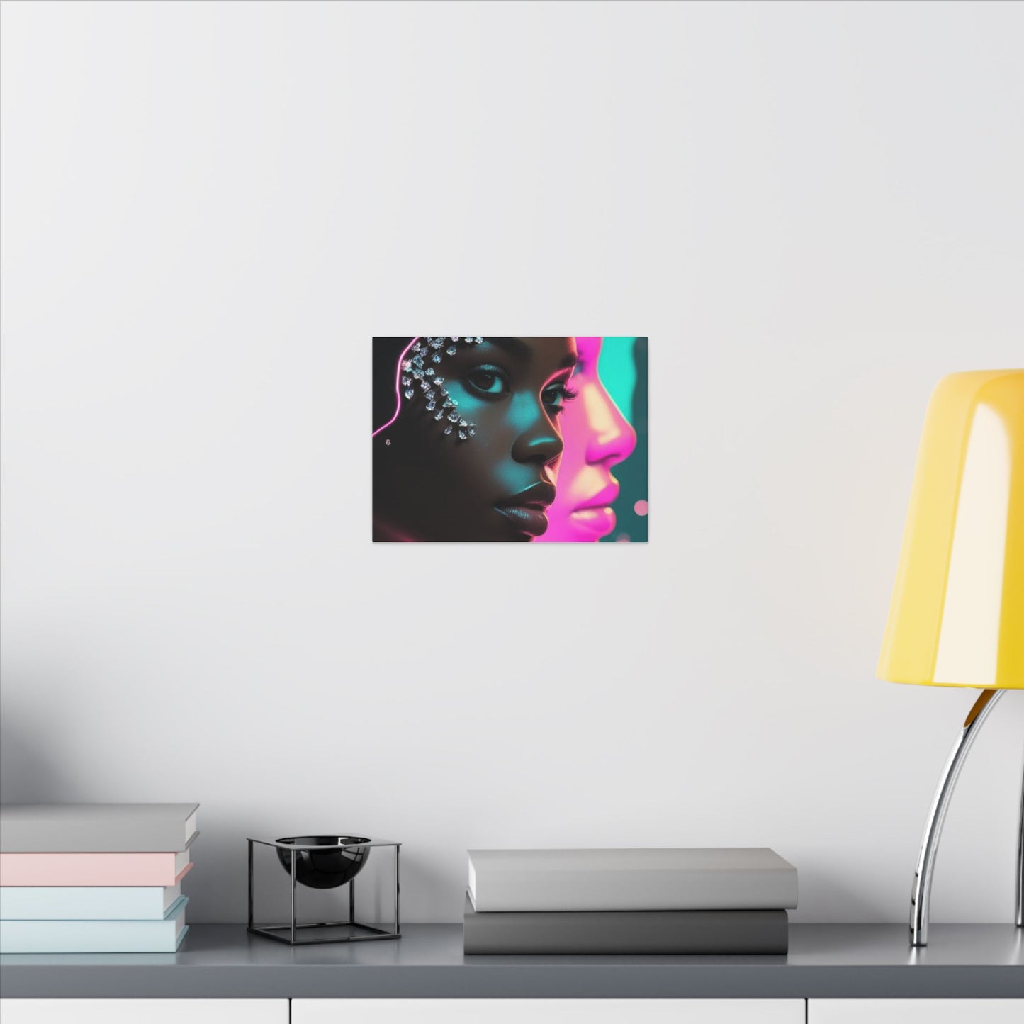 Vibrant Art Canvas Print, Wall Decor, Home Office Art, Unique Gift, Modern Design, Colorful Wall Hanging