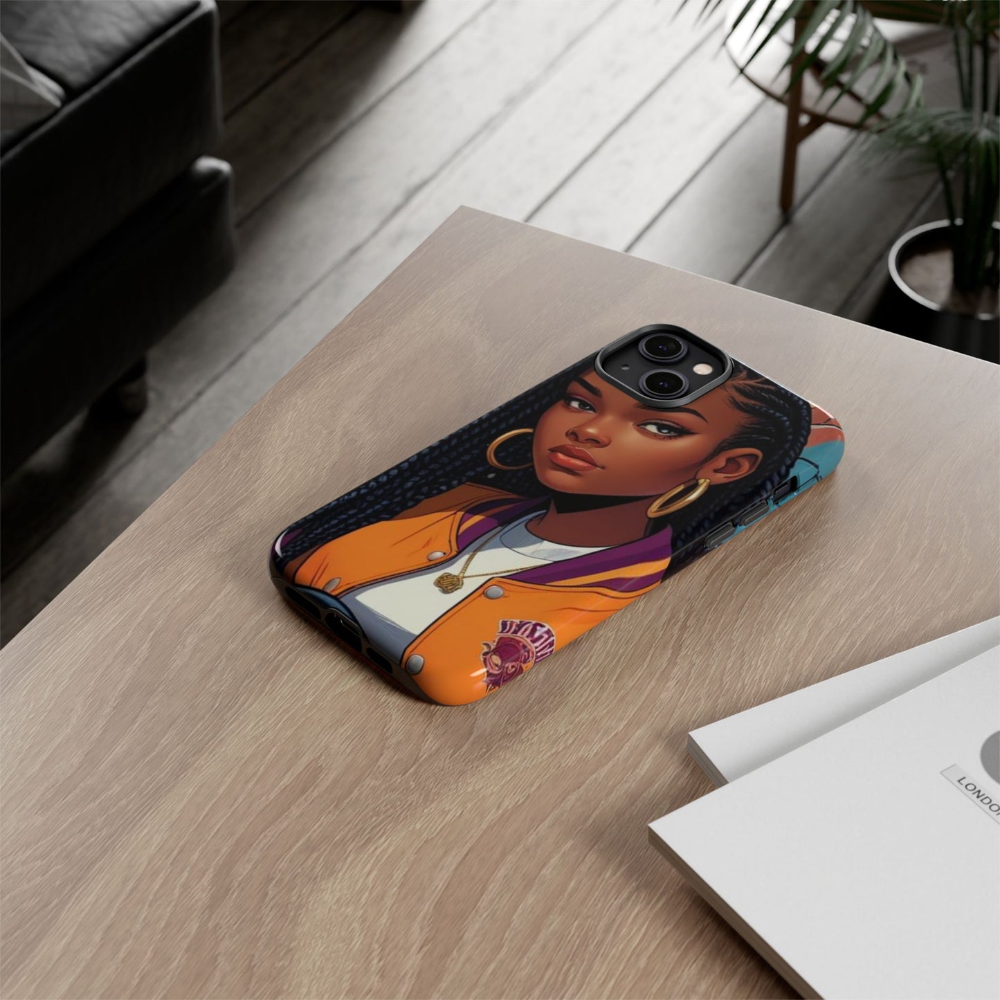 Stylish Phone Case - Urban Vibe, Tough Cases, Unique Artwork, Gifts for Teens, Trendy Accessories, Phone Protection, Girls