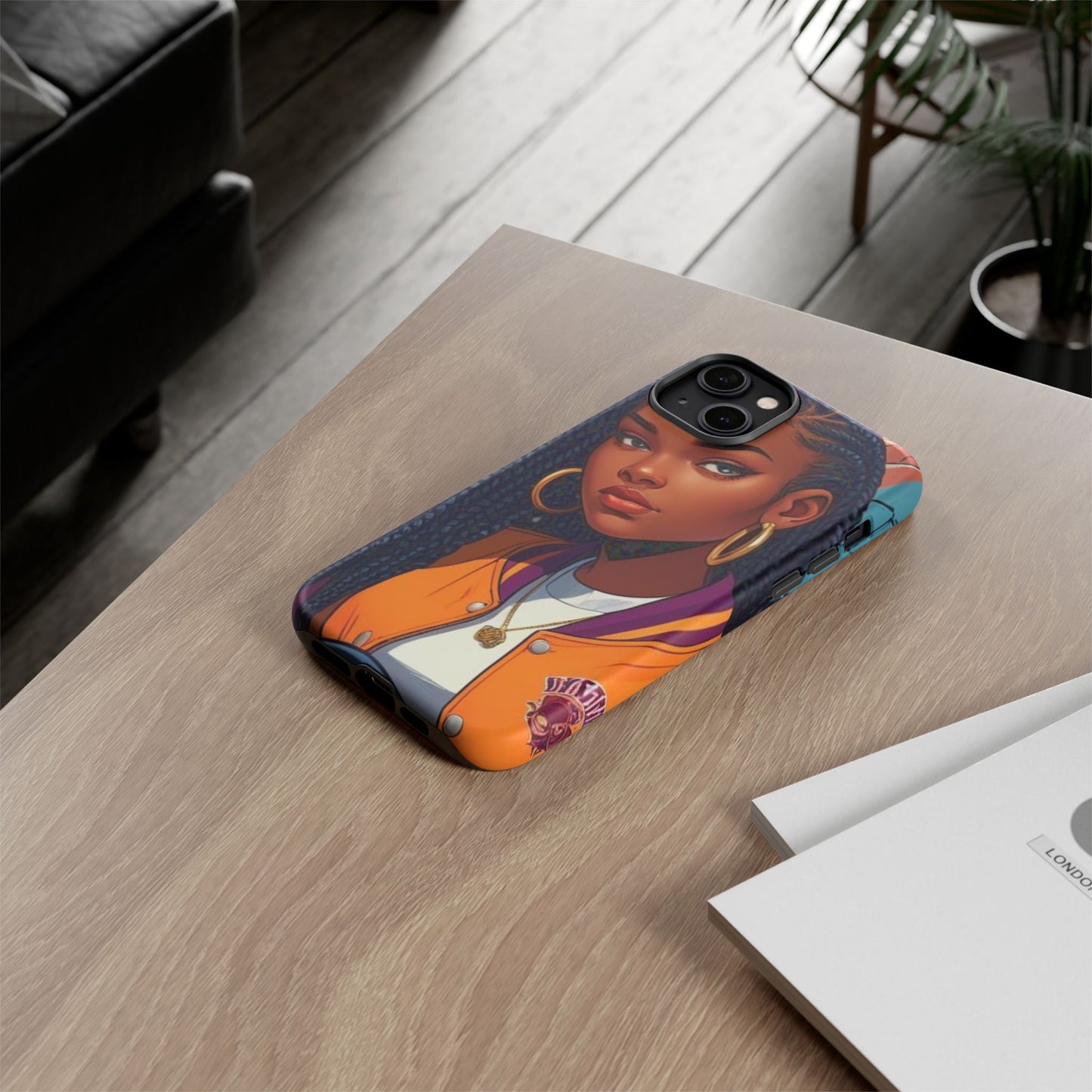 Stylish Phone Case - Urban Vibe, Tough Cases, Unique Artwork, Gifts for Teens, Trendy Accessories, Phone Protection, Girls