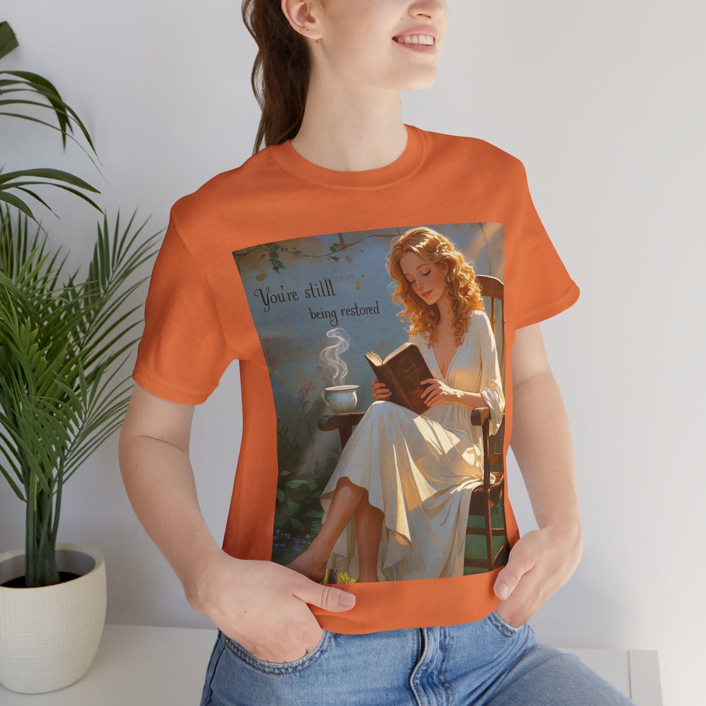 Relaxed Reading Tee - Vintage Aesthetic Tee, Book Lover Gift, Casual Wear, Literary Shirt, Cozy Fashion, women empowerment