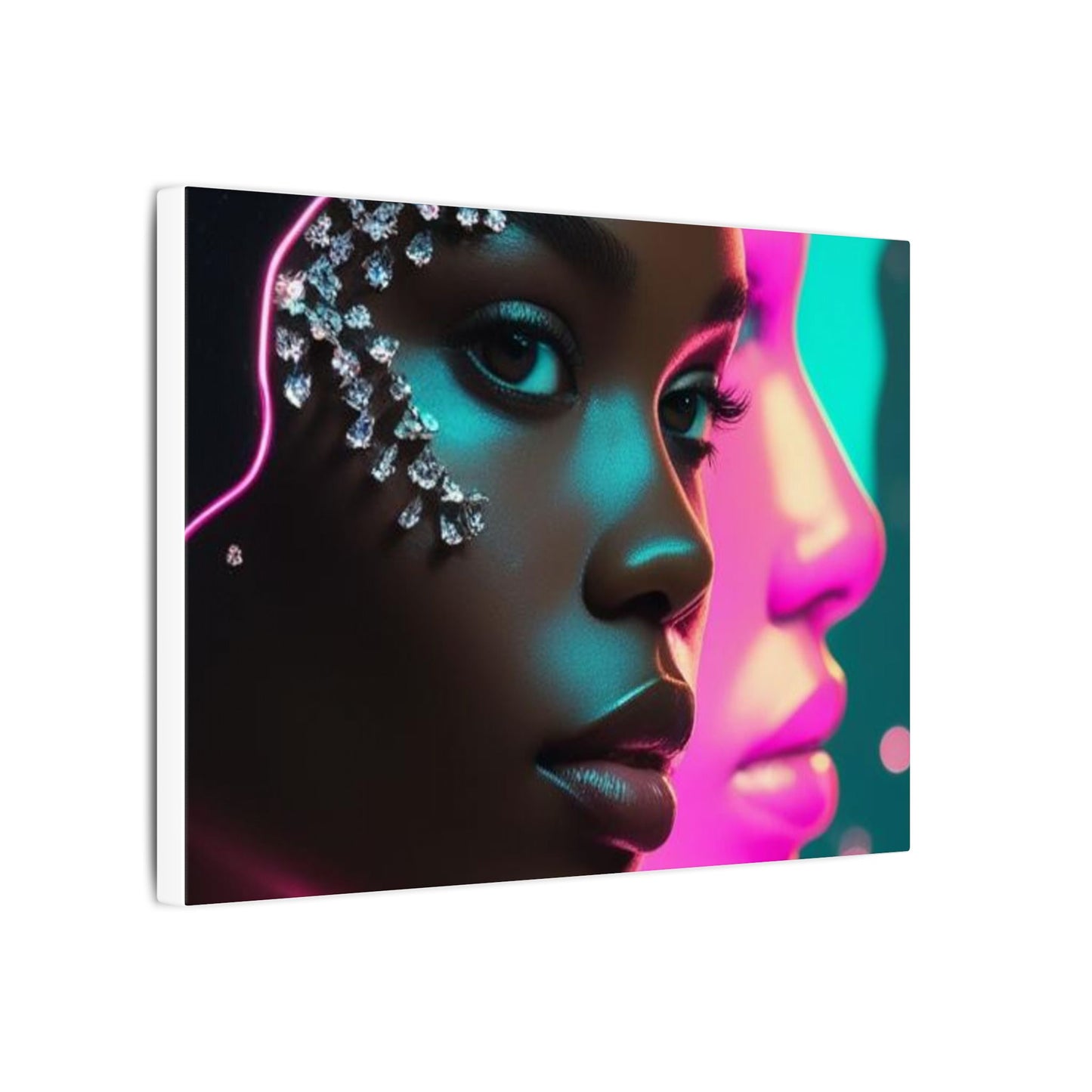 Vibrant Art Canvas Print, Wall Decor, Home Office Art, Unique Gift, Modern Design, Colorful Wall Hanging
