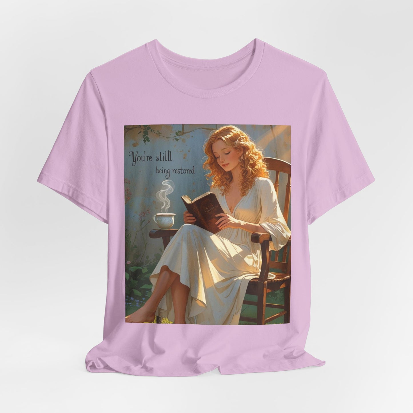 Relaxed Reading Tee - Vintage Aesthetic Tee, Book Lover Gift, Casual Wear, Literary Shirt, Cozy Fashion, women empowerment