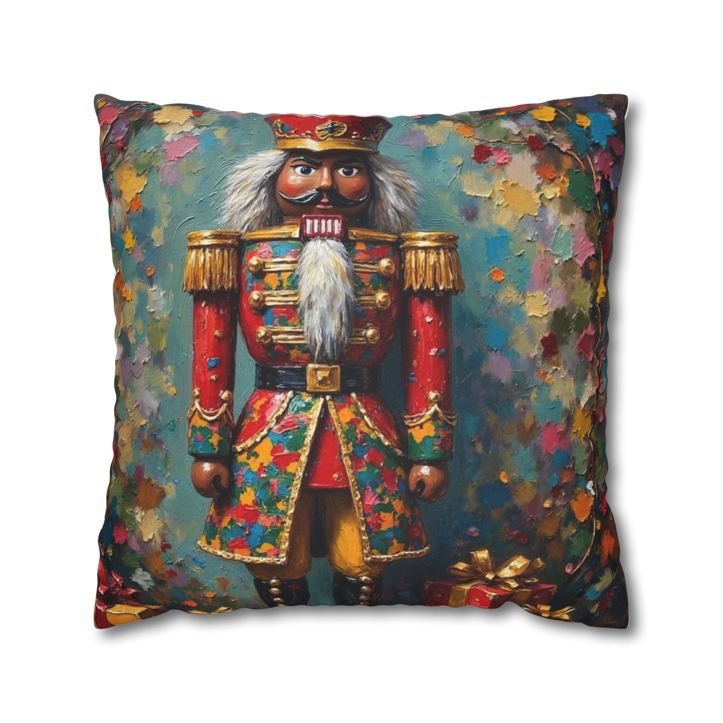 Nutcracker Decorative Pillow, Holiday Home Decor, Christmas Throw Pillow, Festive Cushion, Seasonal Accent Pillow, Gift Idea
