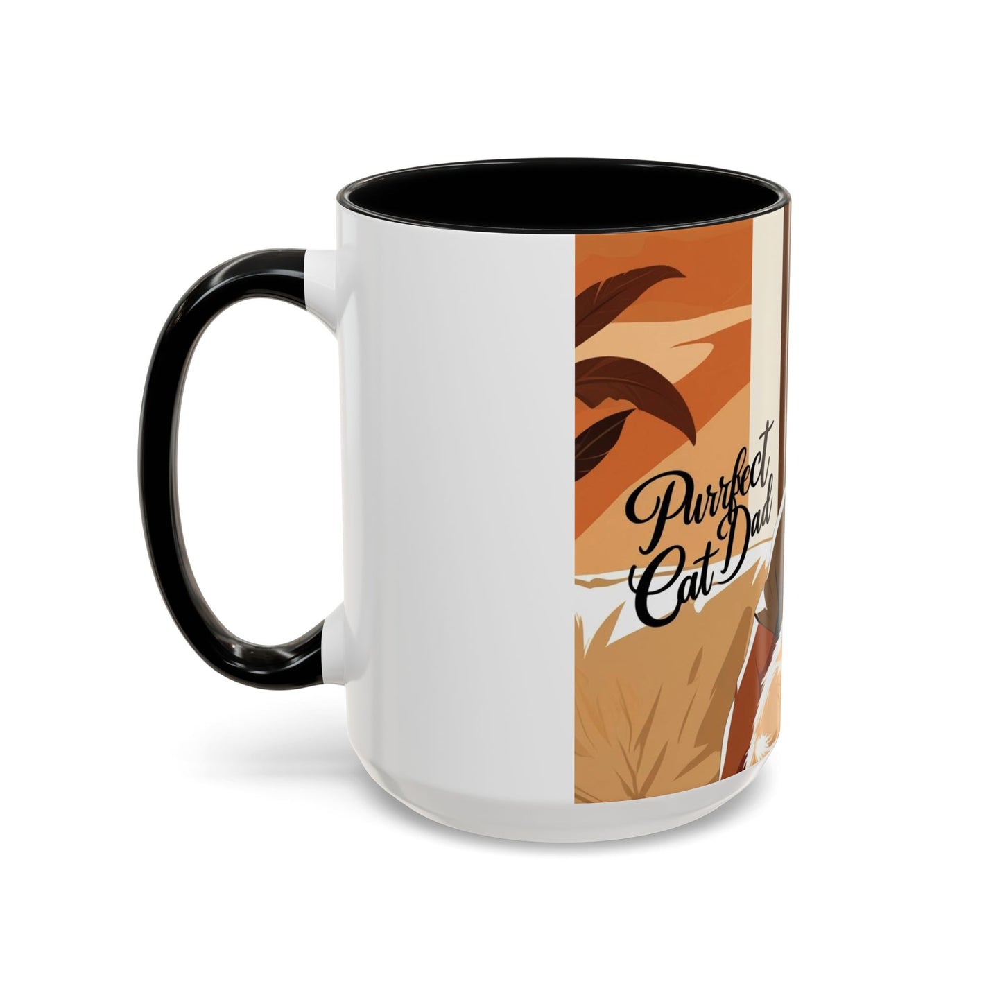 Perfect Dad Coffee Mug | Cat Lover Gift | Fun Mug for Dad | Personalized Drinkware | Fathers Day Gift Idea | Coffee Cup for Cat Dads