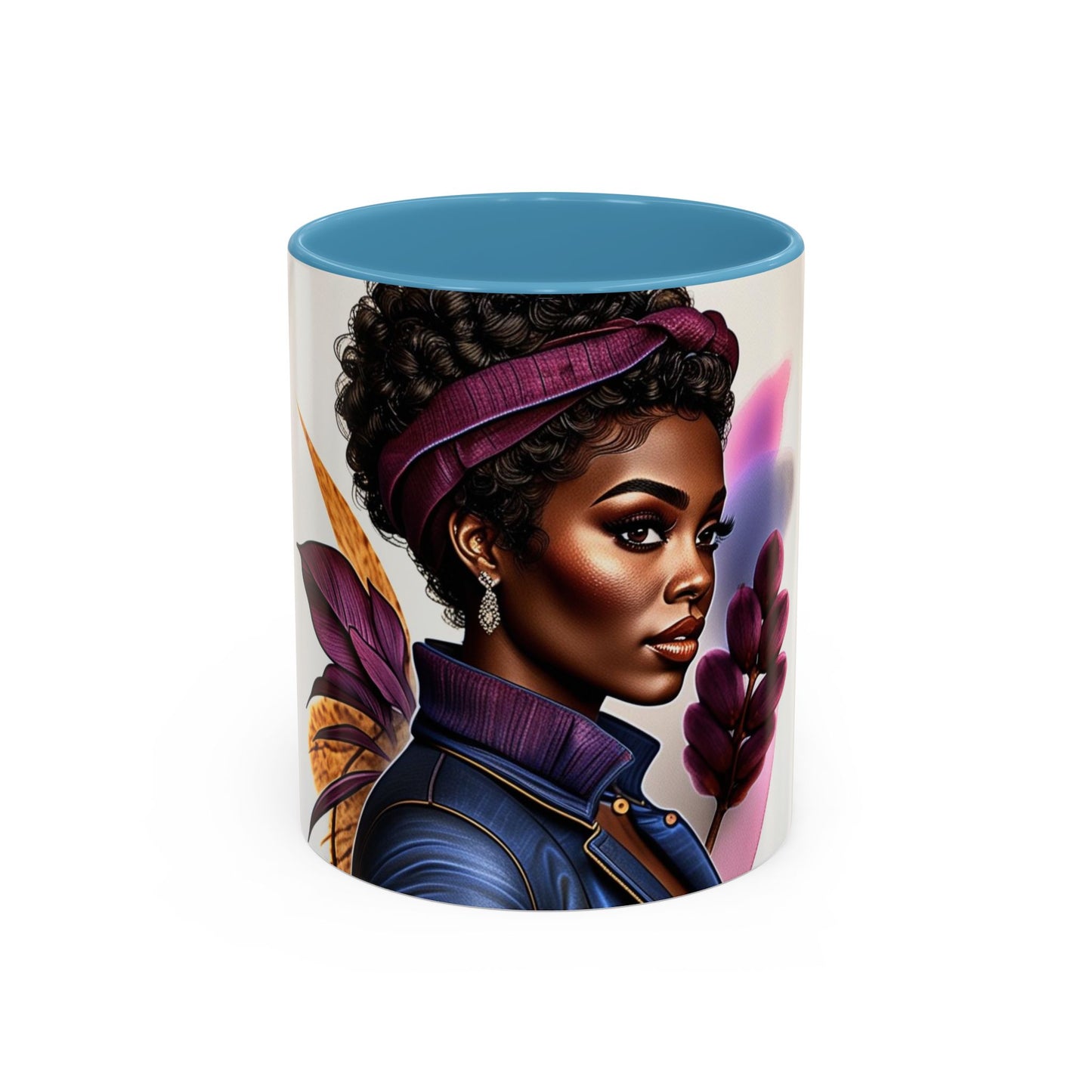 Bold Afrocentric Coffee Mug - Empowering Art for Daily Inspiration, Gift for Her, Doodle Mug, Office Decor, Unique Kitchenware
