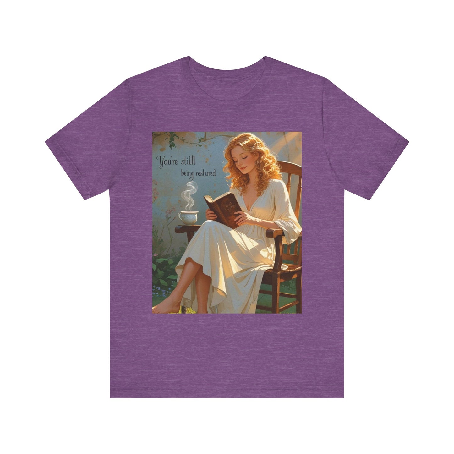 Relaxed Reading Tee - Vintage Aesthetic Tee, Book Lover Gift, Casual Wear, Literary Shirt, Cozy Fashion, women empowerment