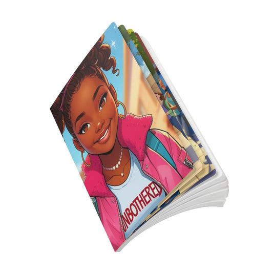 Trendy Softcover Journal for Teens, Unbothered Spirit, Cute Stationery, Back to School Essentials, Motivational Gift, Everyday Use