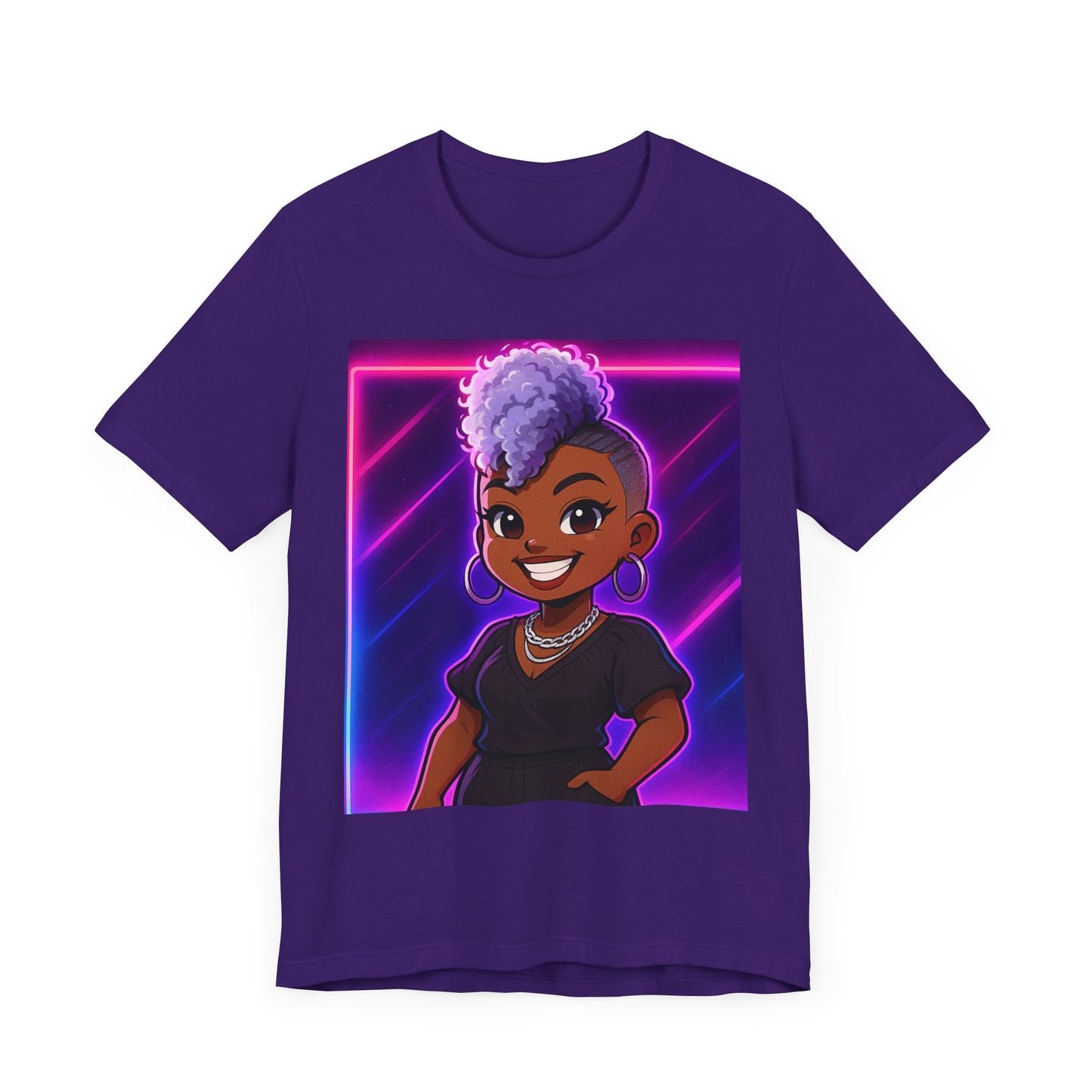 Cartoon Style Unisex Tee - Hand and Heart Crafted Loved Ones Design