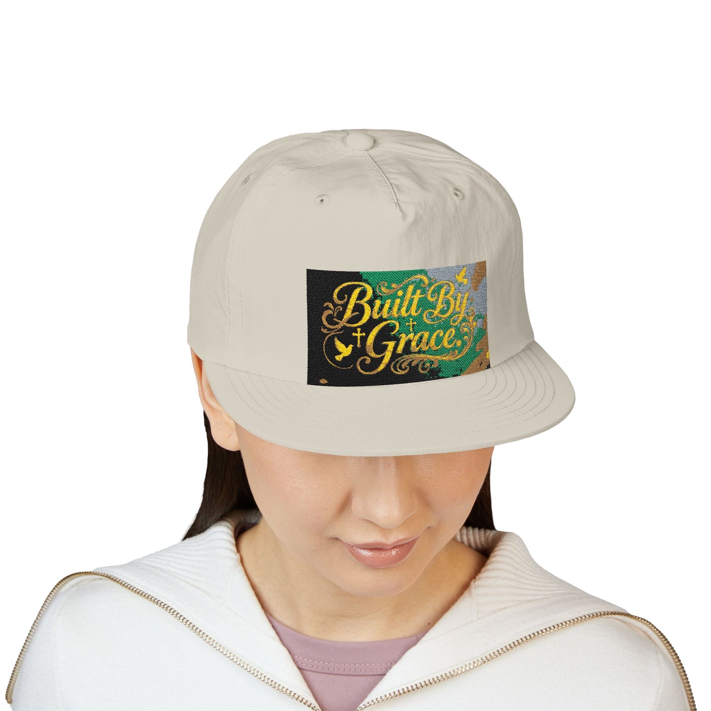 Built By Grace Surf Cap – Sequin Patch Beach Hat