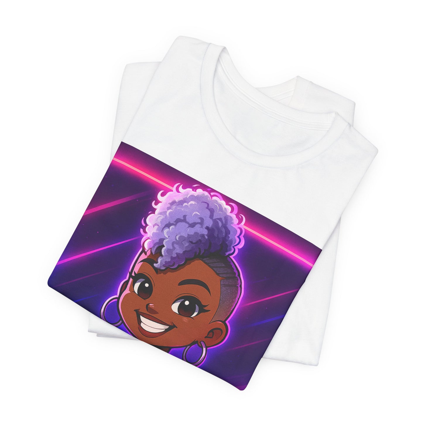 Cartoon Style Unisex Tee - Hand and Heart Crafted Loved Ones Design