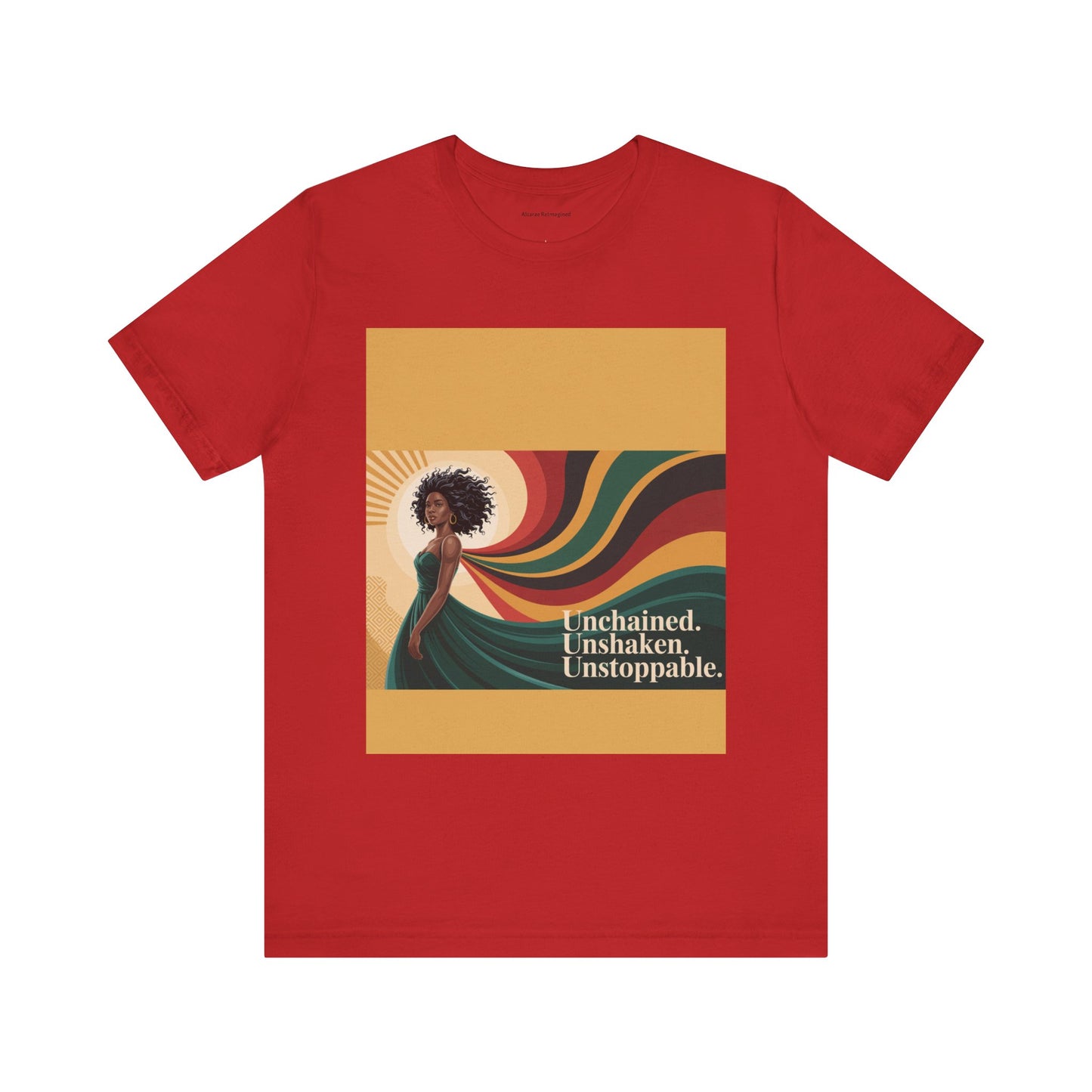 Unisex Inspirational Graphic Tee - Unchained, Unshaken, Unstoppable,